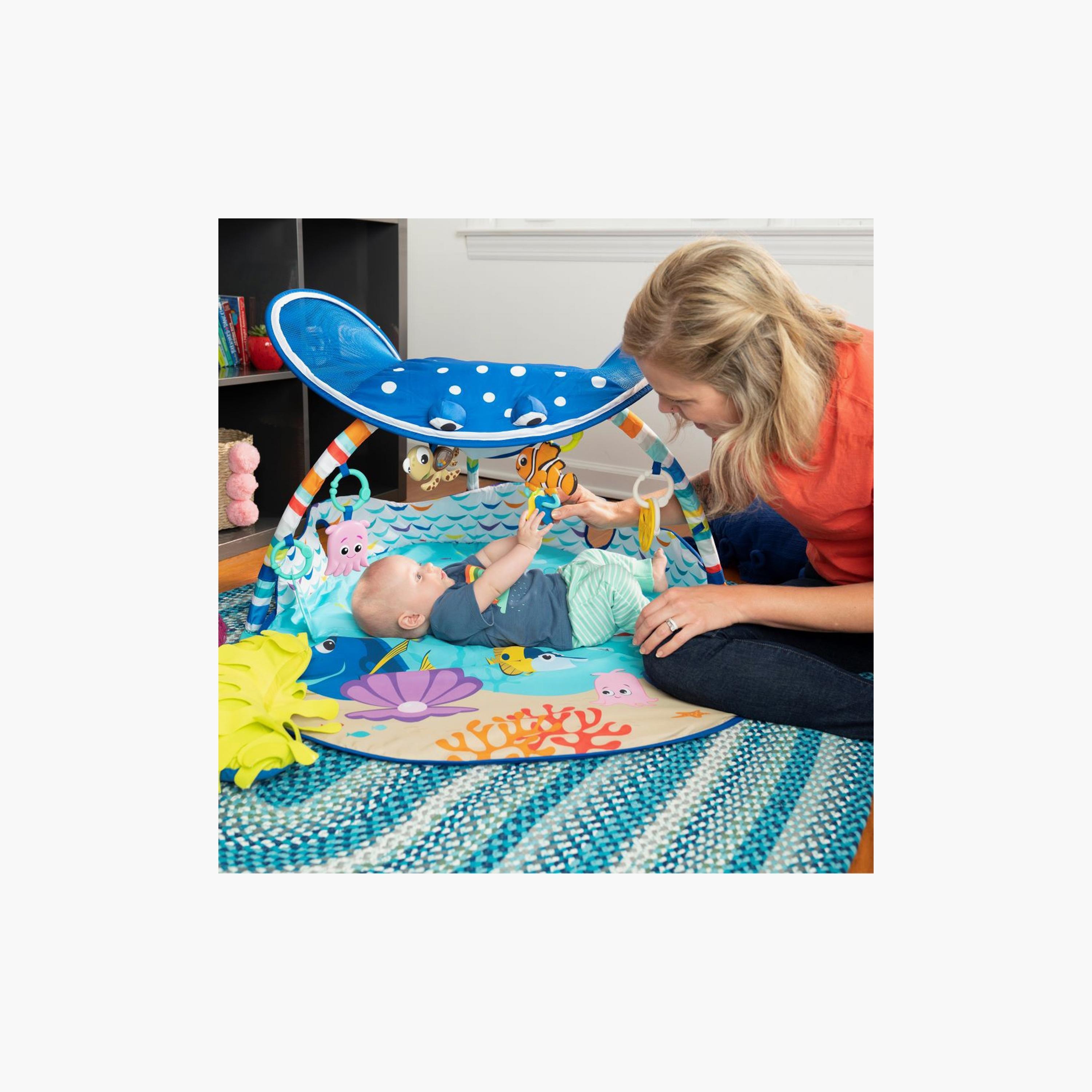 Bright Starts Disney Baby Finding Nemo Mr. Ray Ocean Lights & Music Play Activity Gym-baby-infantactivity-playgyms-image-5