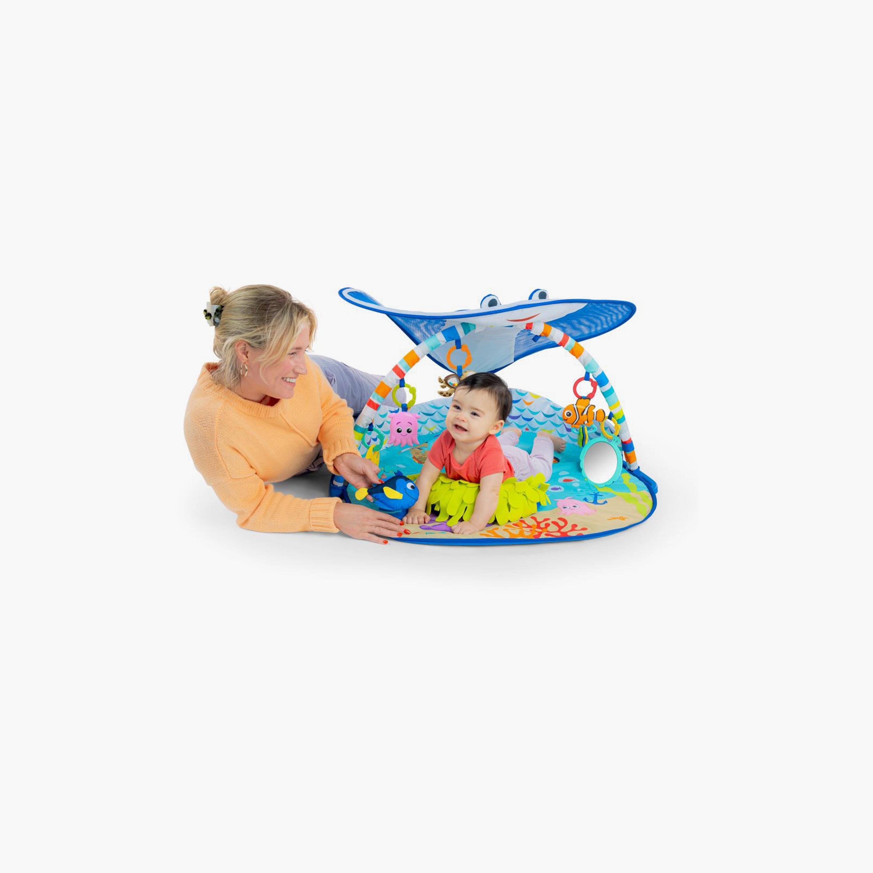 Bright Starts Disney Baby Finding Nemo Mr. Ray Ocean Lights & Music Play Activity Gym-baby-infantactivity-playgyms-image-6