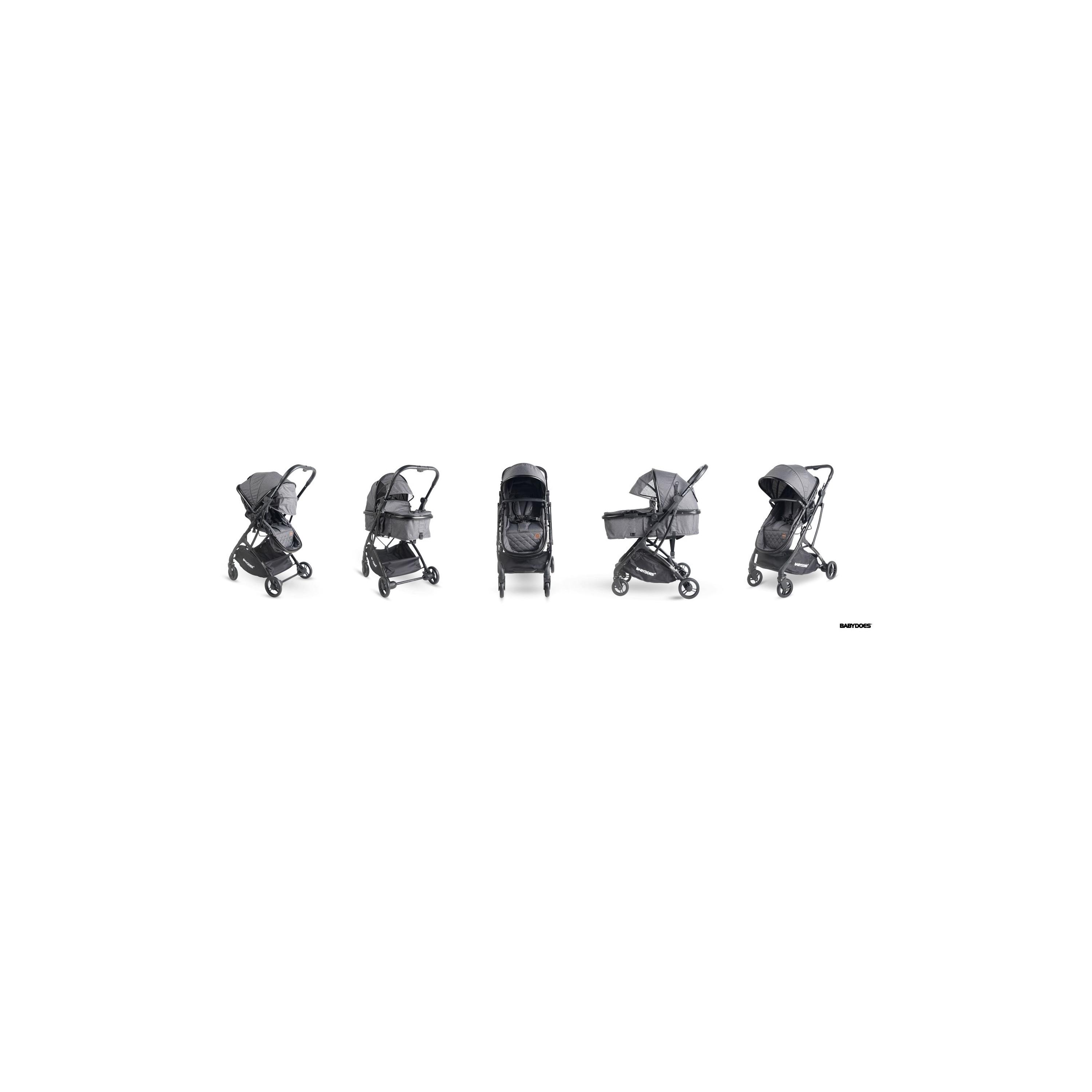 Babydoes Pronto R+ 2-In-1 Foldable Stroller with Reversible Seat & Sleeping Basket - 0-4 Years-baby-gear-strollersandprams-strollers-image-6