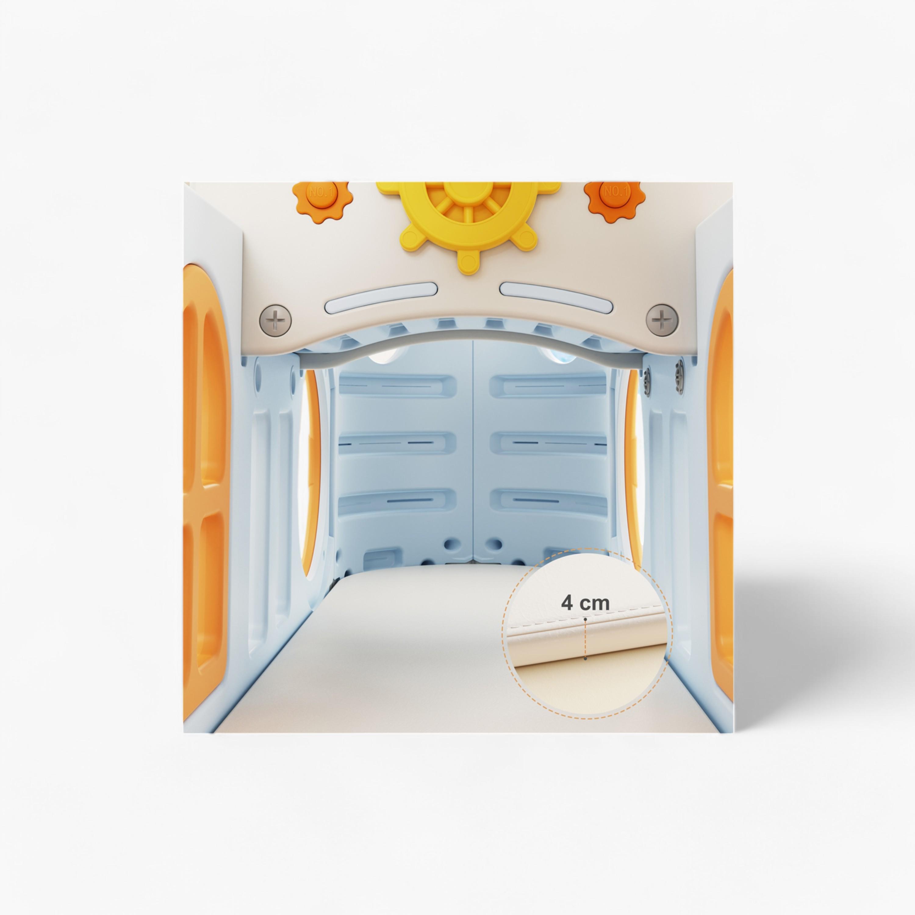 Little Story Activity Slide Boat House with Basketball Ring & Toy Storage - Blue-toys-outdoor-playhousesandplayards-image-10
