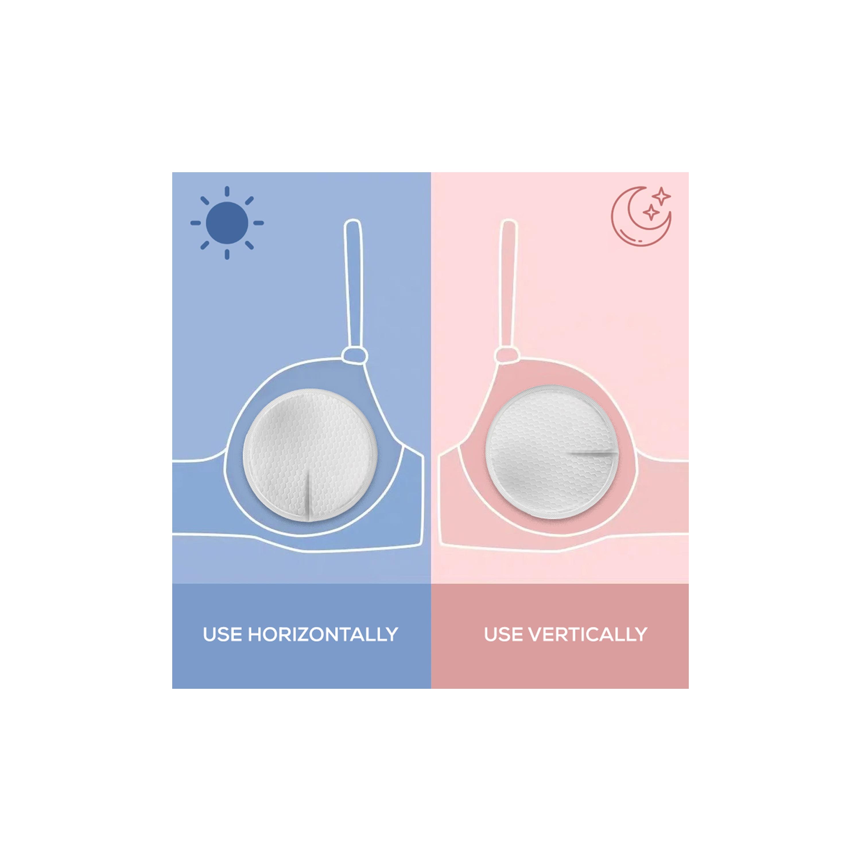 وسادات الثدي للاستخدام مرة واحدة 60 قطعة من صنفينو - بيضاء-baby-feeding-breastfeedingandcare-image-2