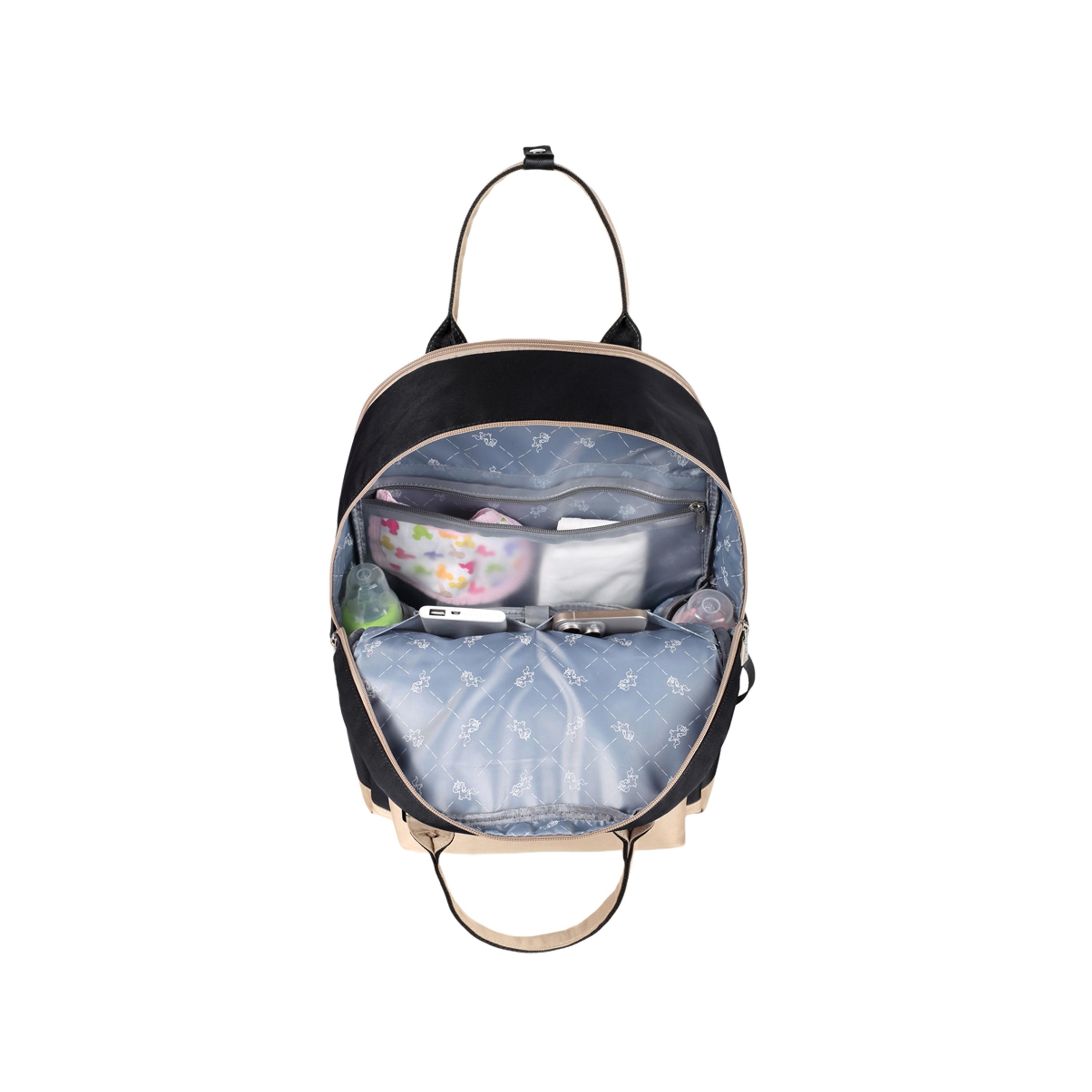 Little Story Kenzie Travel Diaper Backpack with Insulated Bottle Pocket-baby-gear-diaperbags-image-11