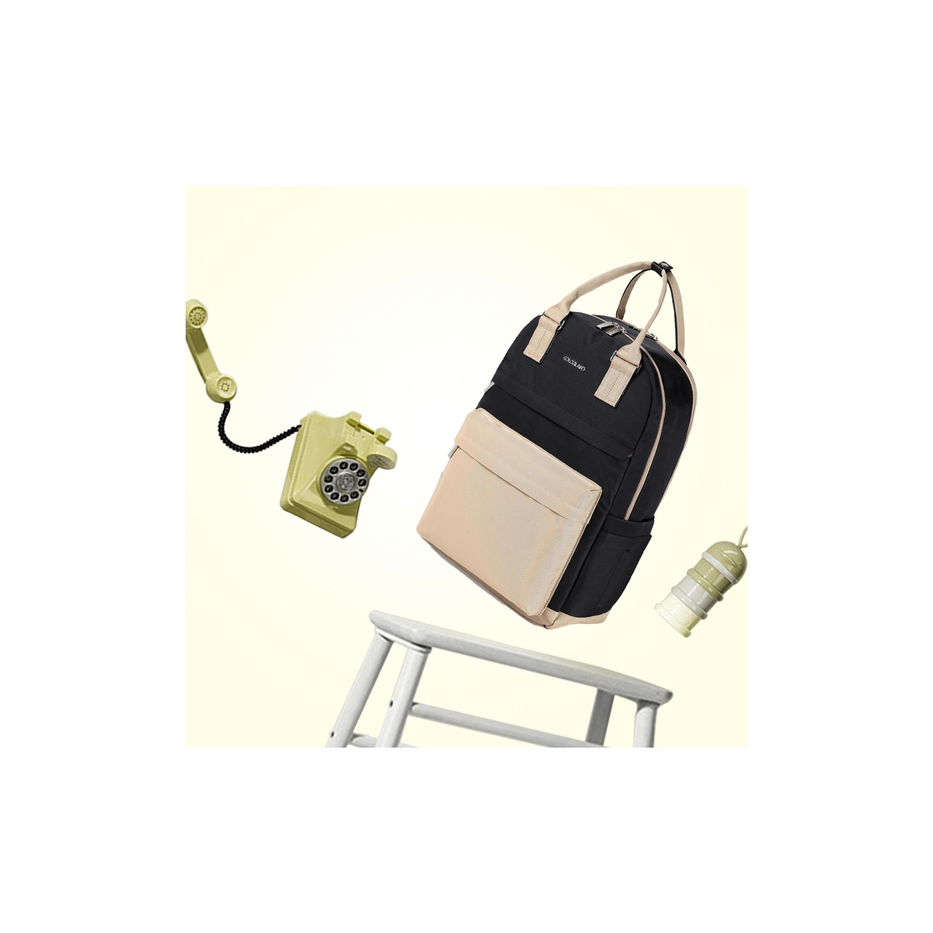 Little Story Kenzie Travel Diaper Backpack with Insulated Bottle Pocket-baby-gear-diaperbags-image-12