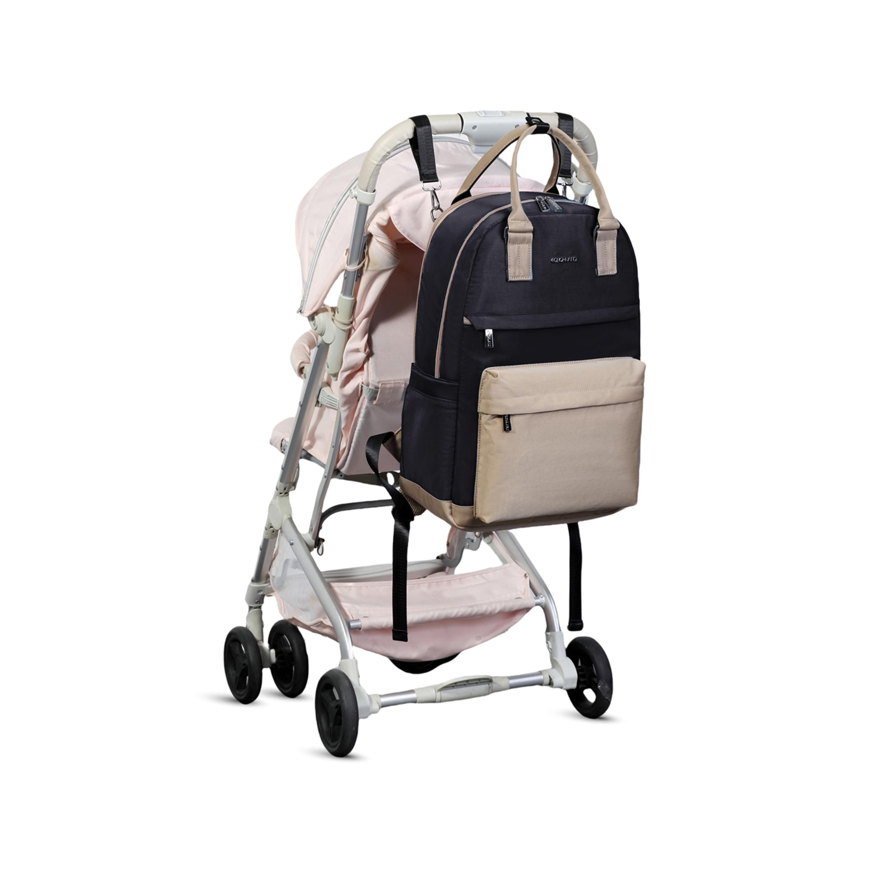 Little Story Kenzie Travel Diaper Backpack with Insulated Bottle Pocket-baby-diapering-diaperbags-image-5