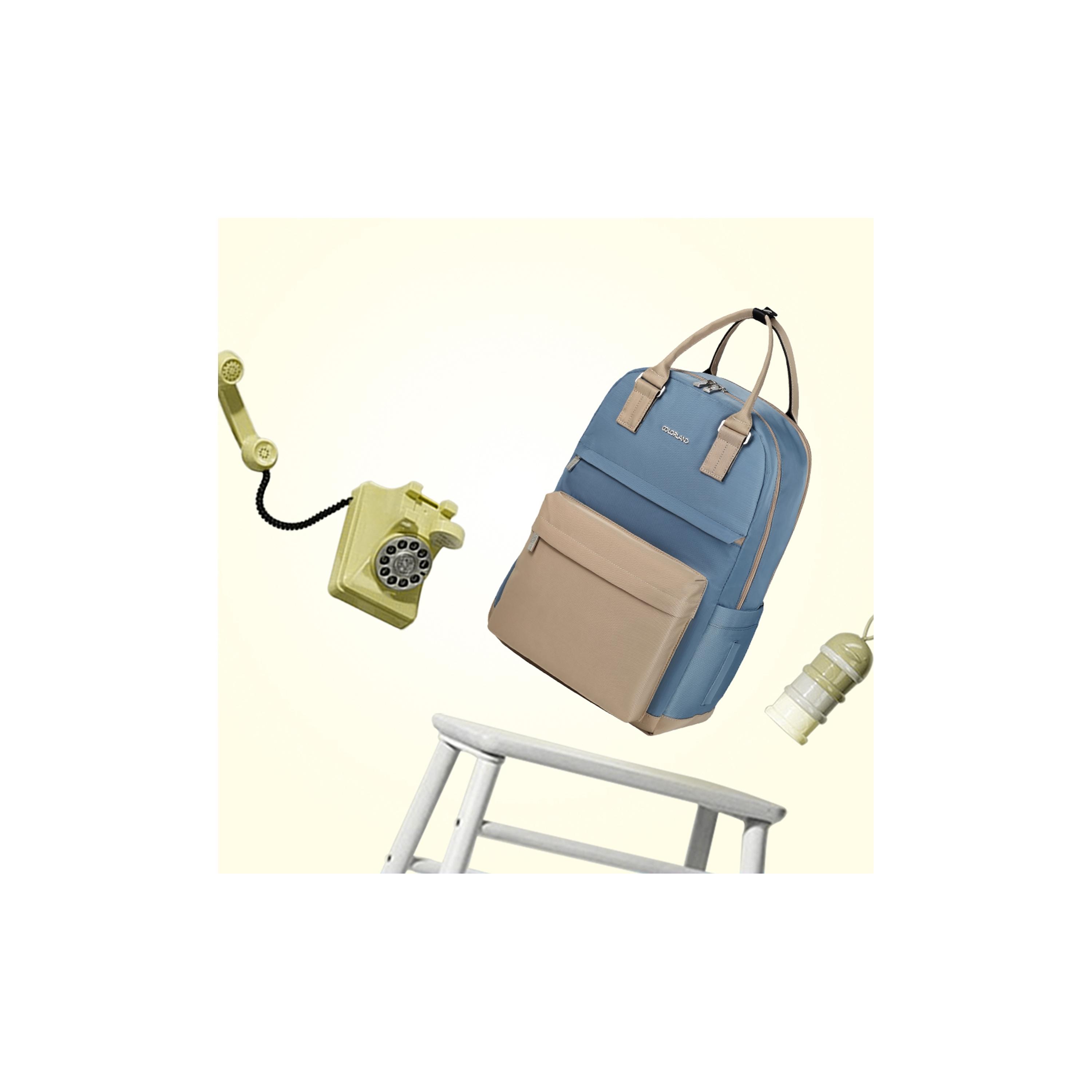 Little Story Kenzie Travel Diaper Backpack with Insulated Bottle Pocket-baby-gear-diaperbags-image-13