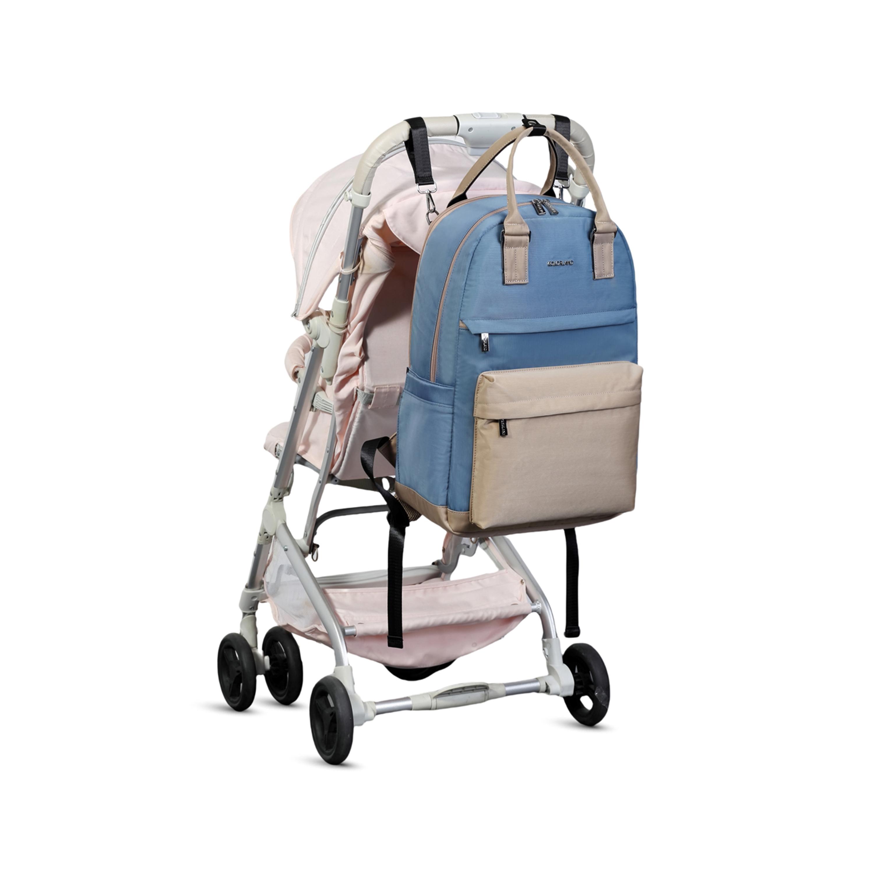 حقيبة ظهر صغيرة لحمل الحفاضات للسفر كينزي مع جيب معزول للزجاجات من ليتل ستوري-baby-diapering-diaperbags-image-6