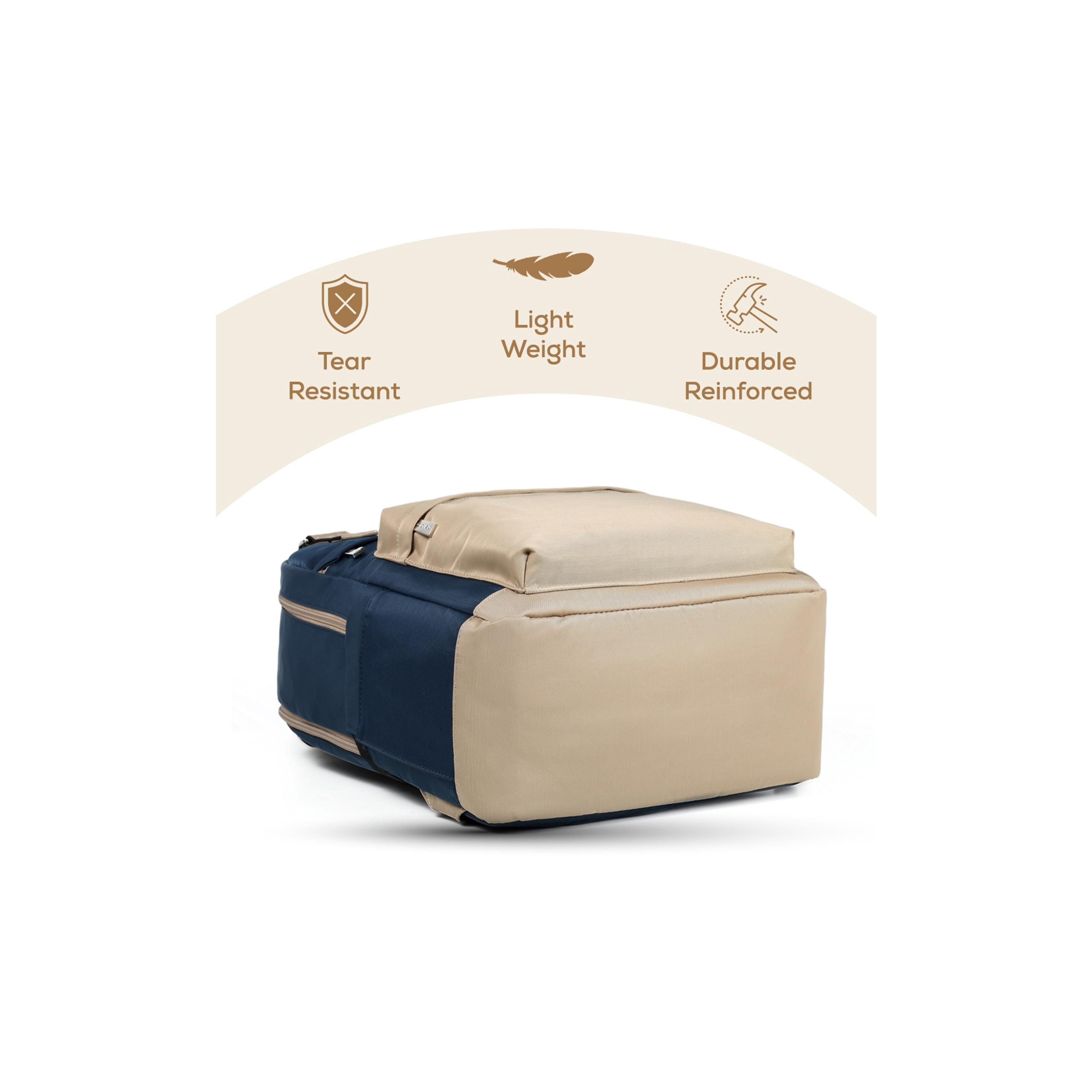 Little Story Kenzie Travel Diaper Backpack with Insulated Bottle Pocket-baby-gear-diaperbags-image-10