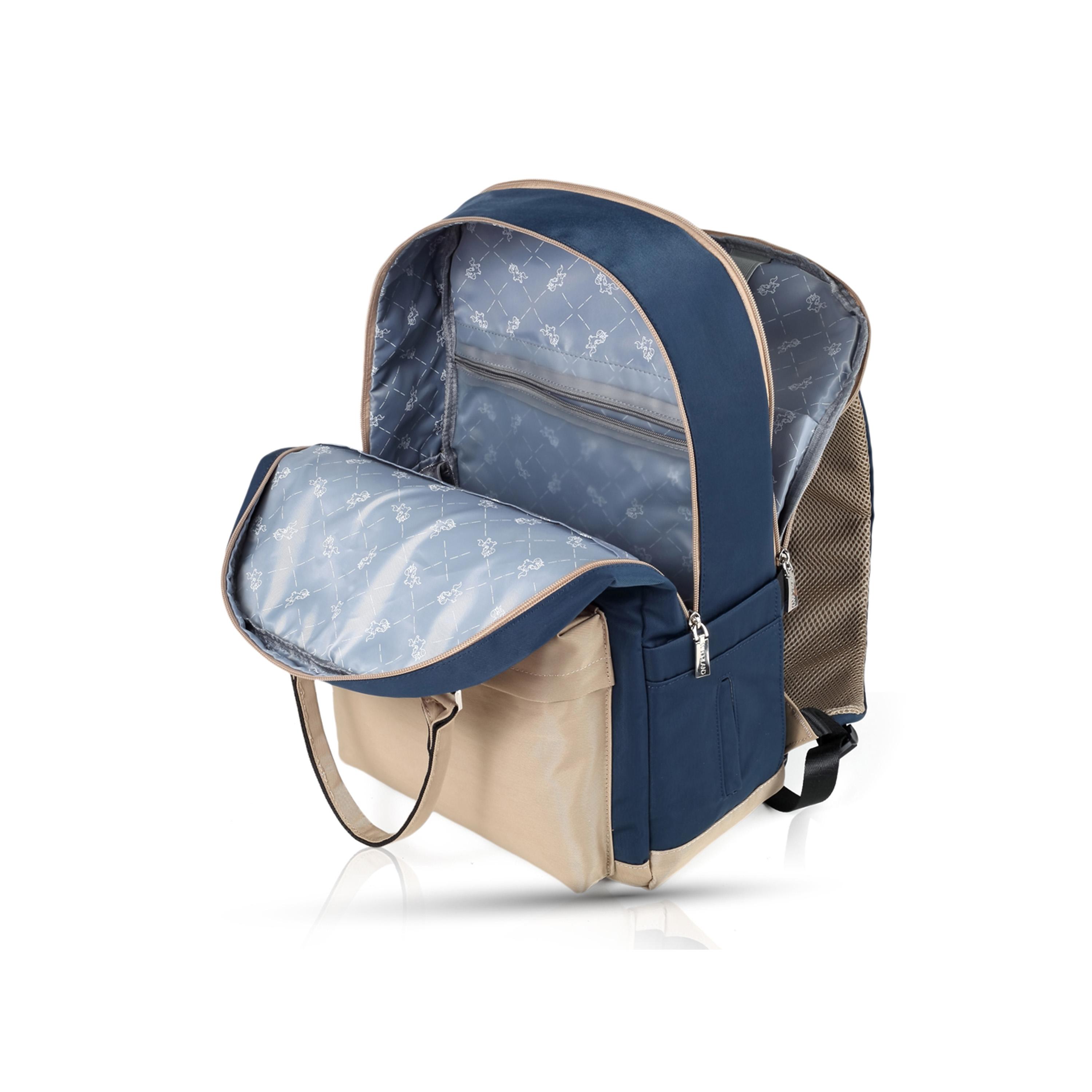 Little Story Kenzie Travel Diaper Backpack with Insulated Bottle Pocket-baby-gear-diaperbags-image-11