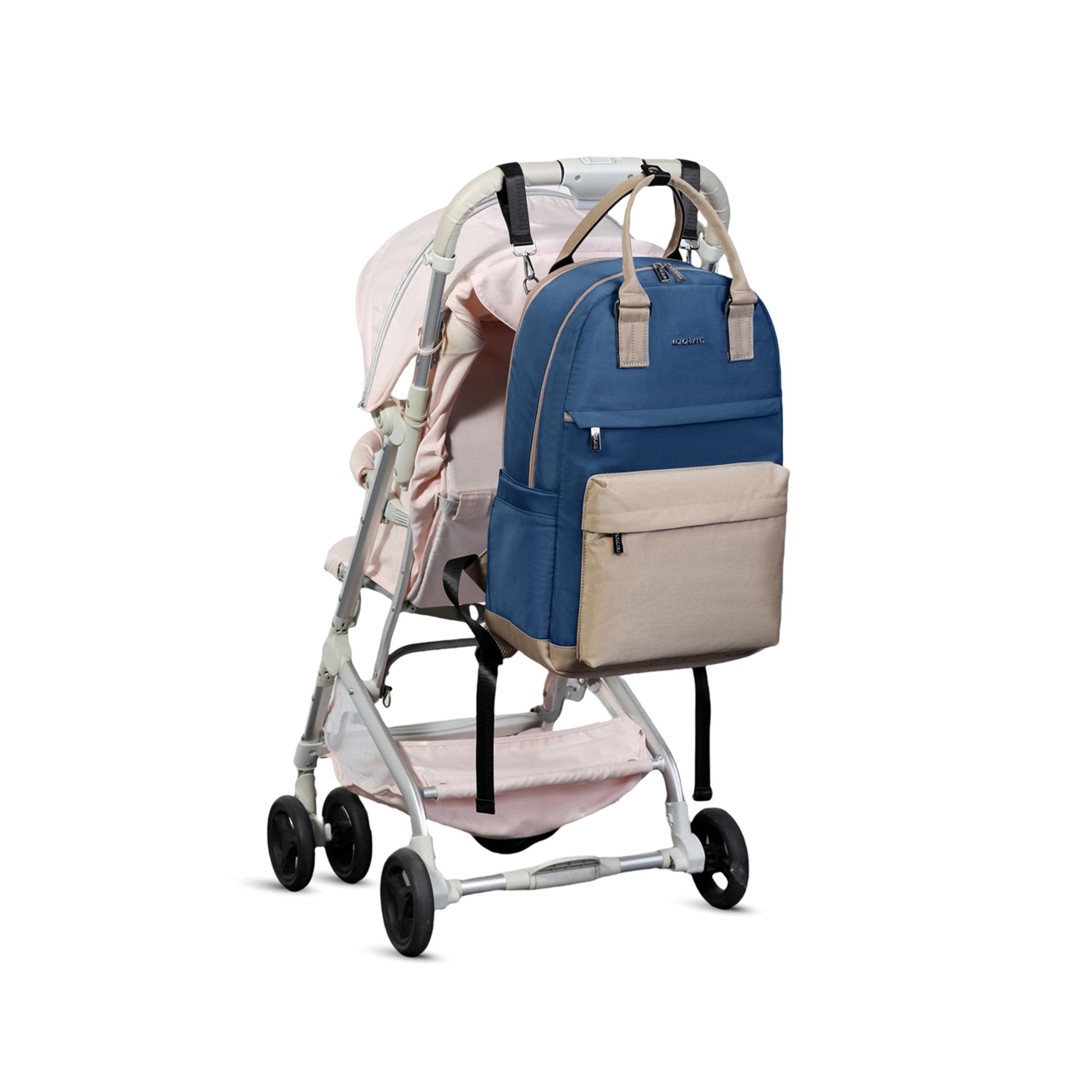 Little Story Kenzie Travel Diaper Backpack with Insulated Bottle Pocket-baby-gear-diaperbags-image-5