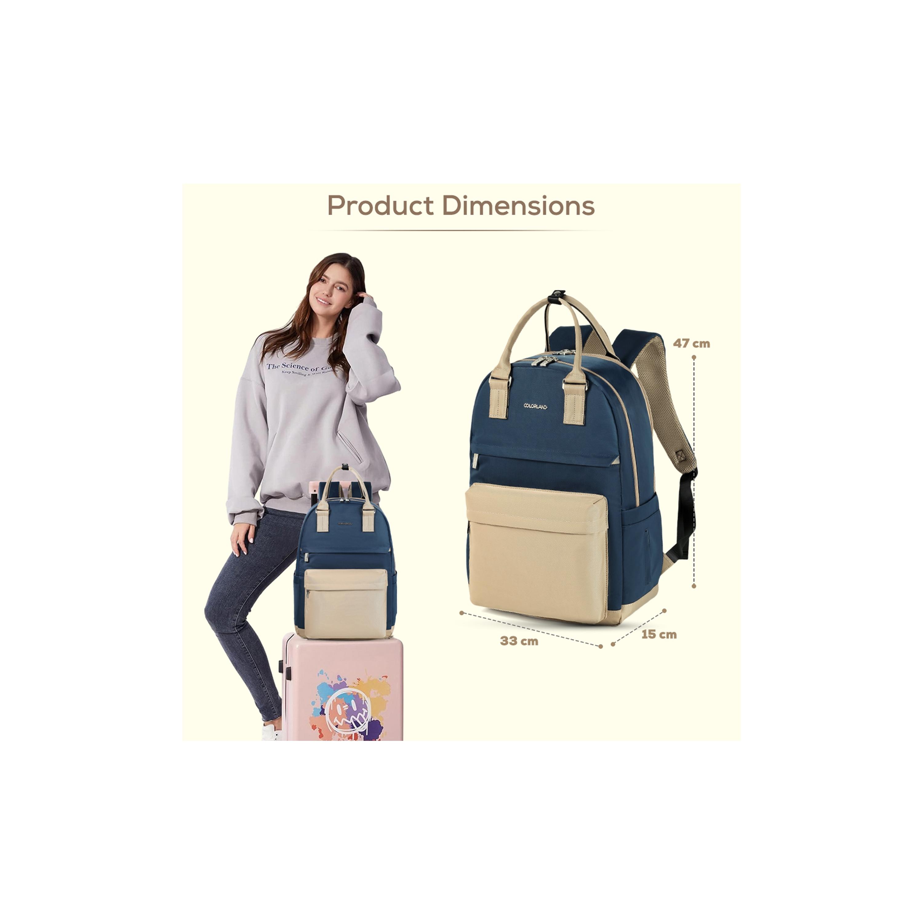 Little Story Kenzie Travel Diaper Backpack with Insulated Bottle Pocket-baby-gear-diaperbags-image-6