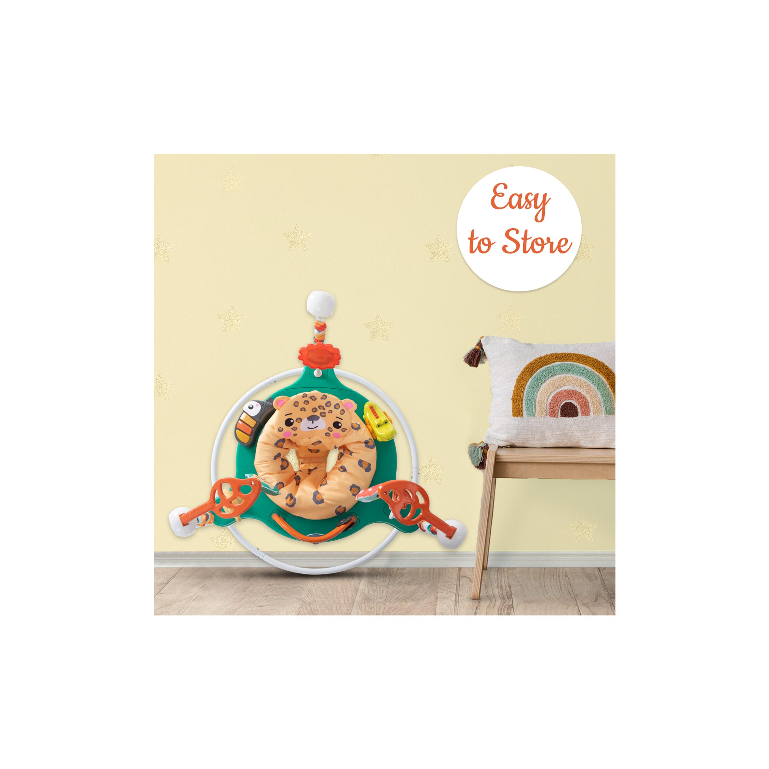 Teknum Baby Activity Jumper with Music & Toys - White-baby-infantactivity-bouncers-image-10