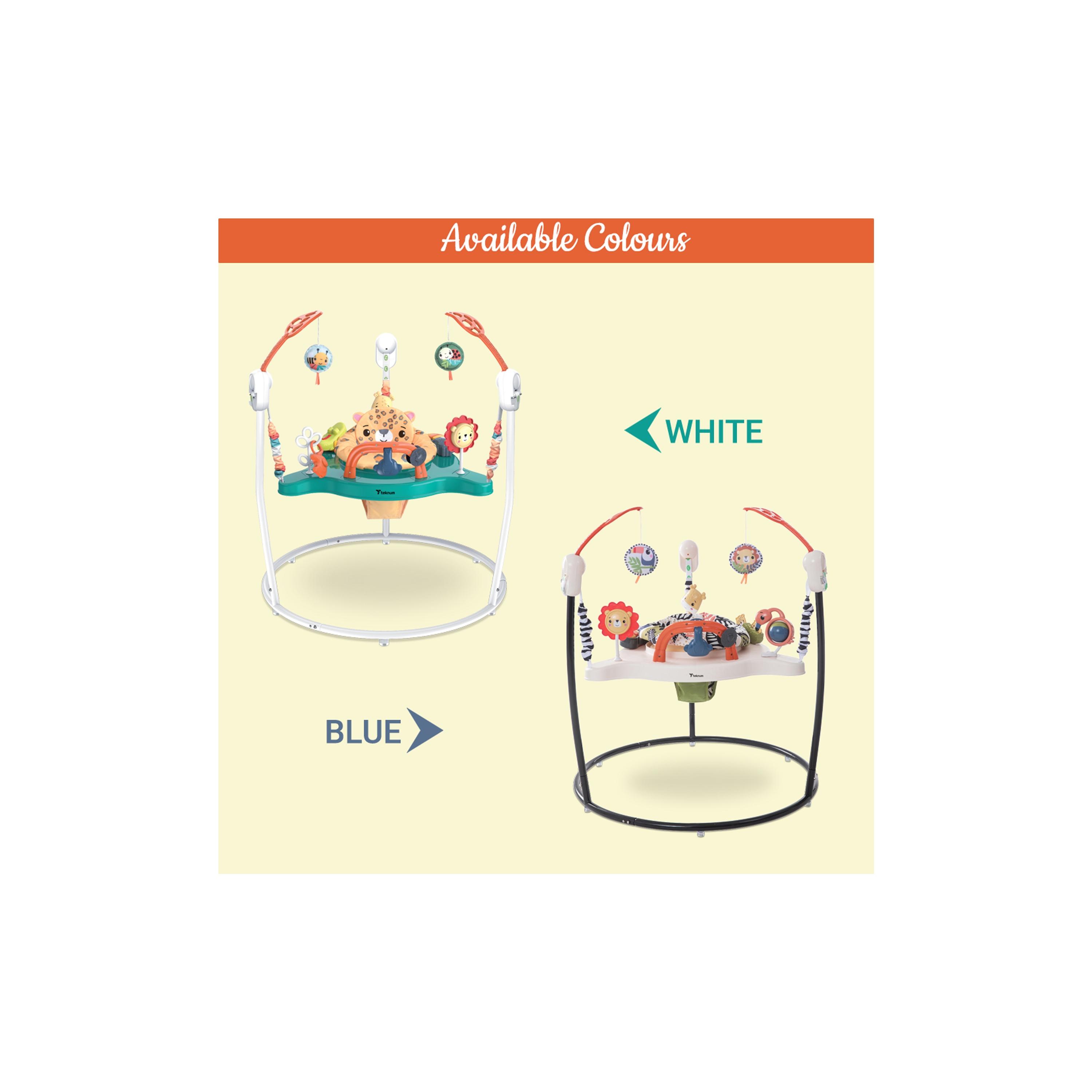 Teknum Baby Activity Jumper with Music & Toys - White-baby-infantactivity-bouncers-image-3