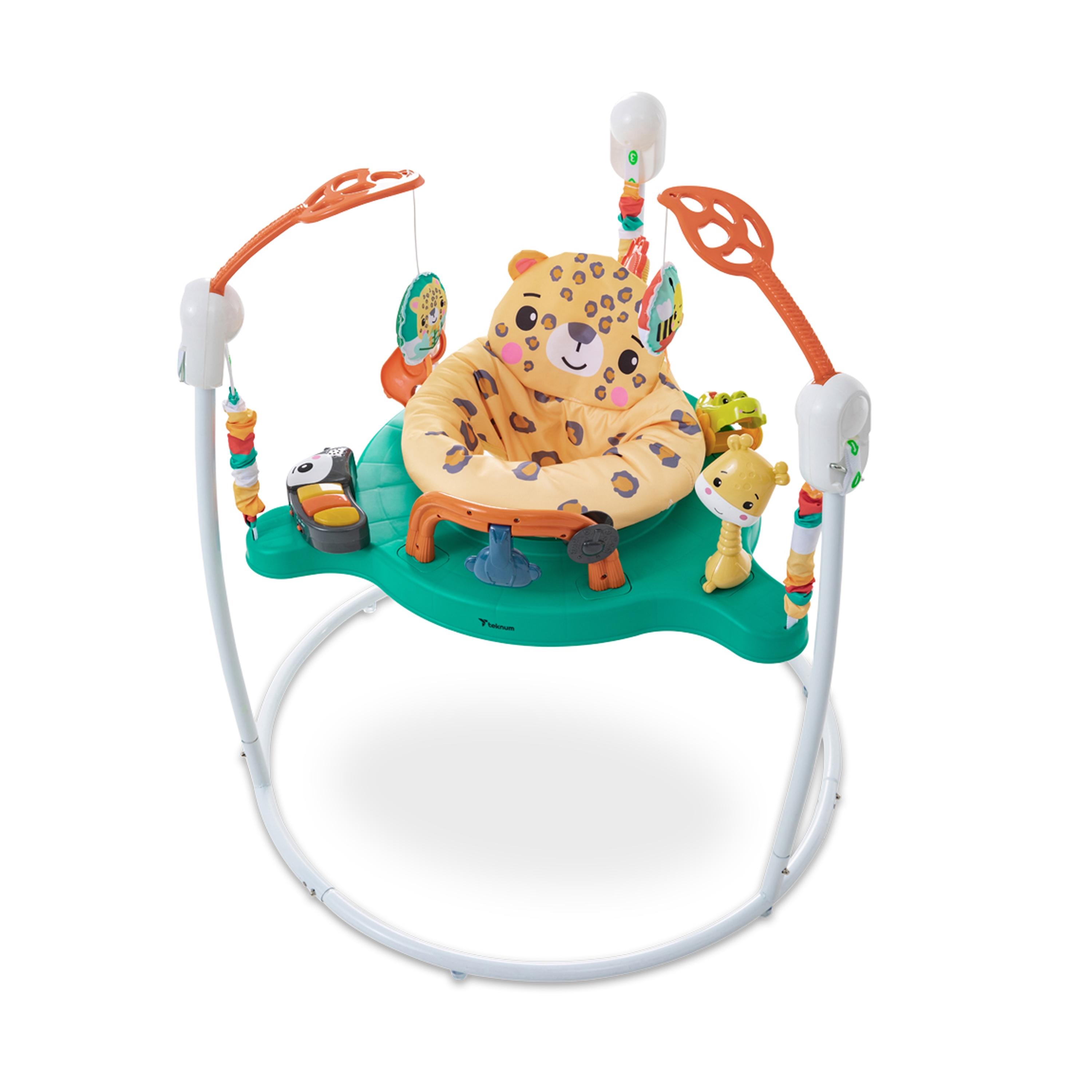 Teknum Baby Activity Jumper with Music & Toys - White-baby-infantactivity-bouncers-image-4
