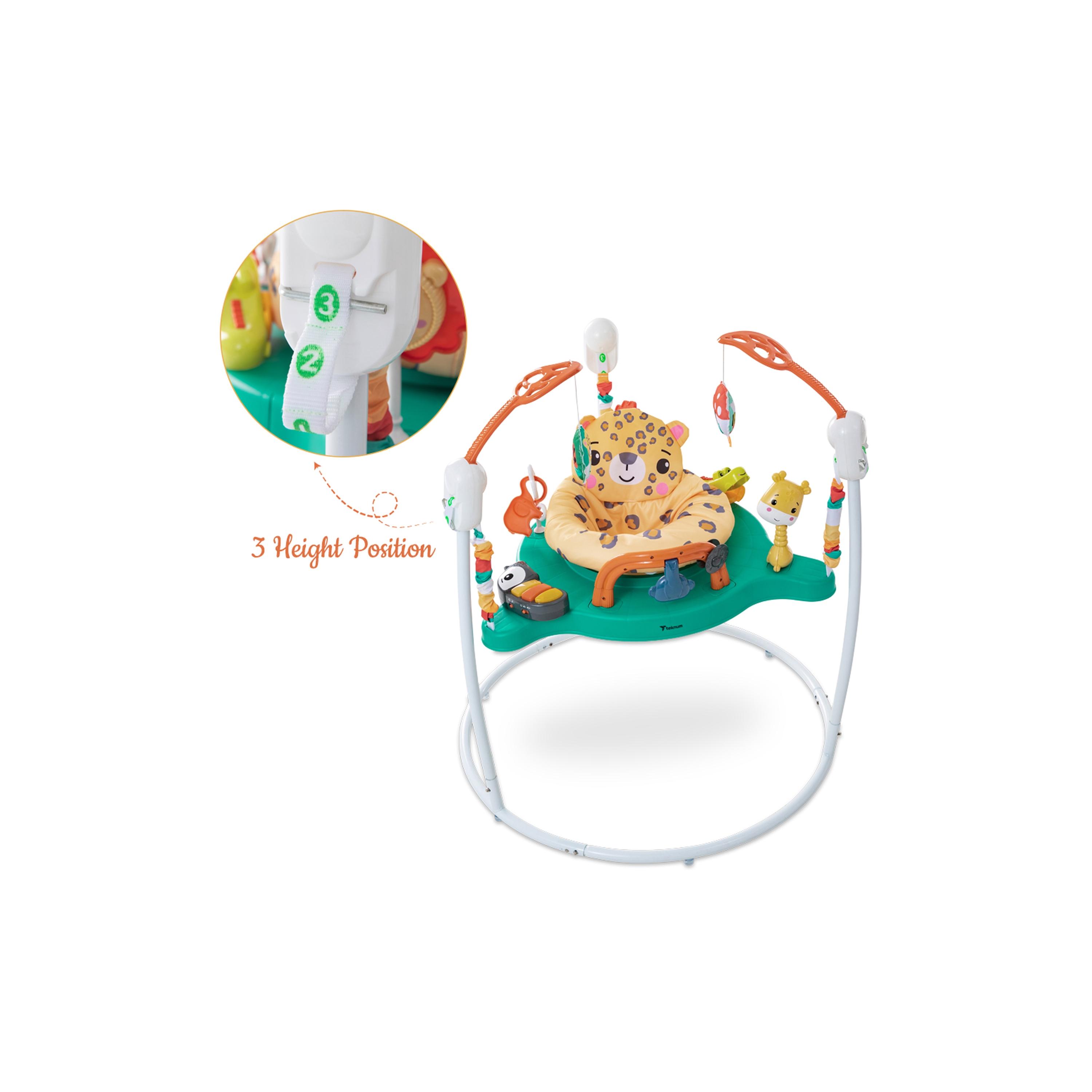 Teknum Baby Activity Jumper with Music & Toys - White-baby-infantactivity-bouncers-image-5
