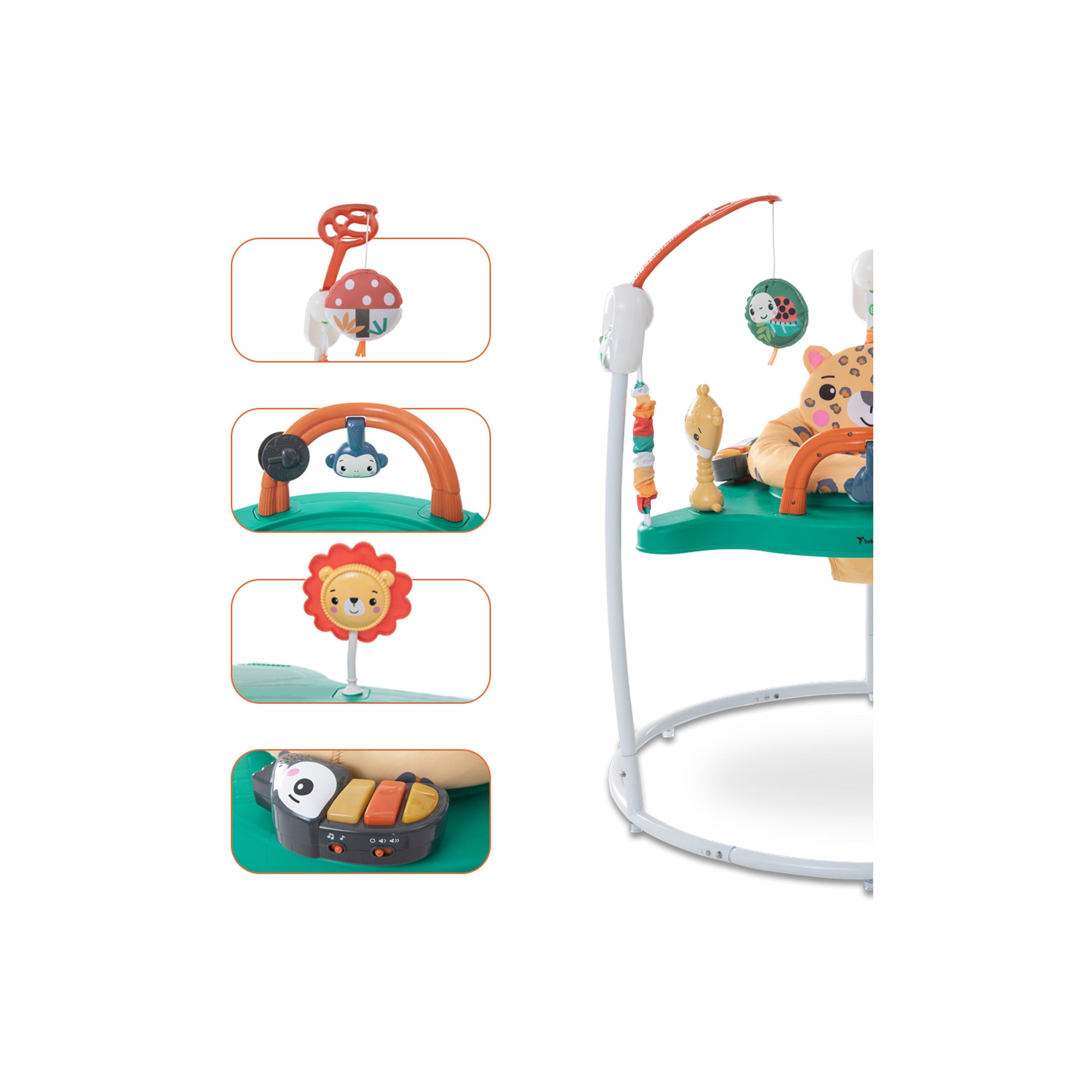 Teknum Baby Activity Jumper with Music & Toys - White-baby-infantactivity-bouncers-image-6