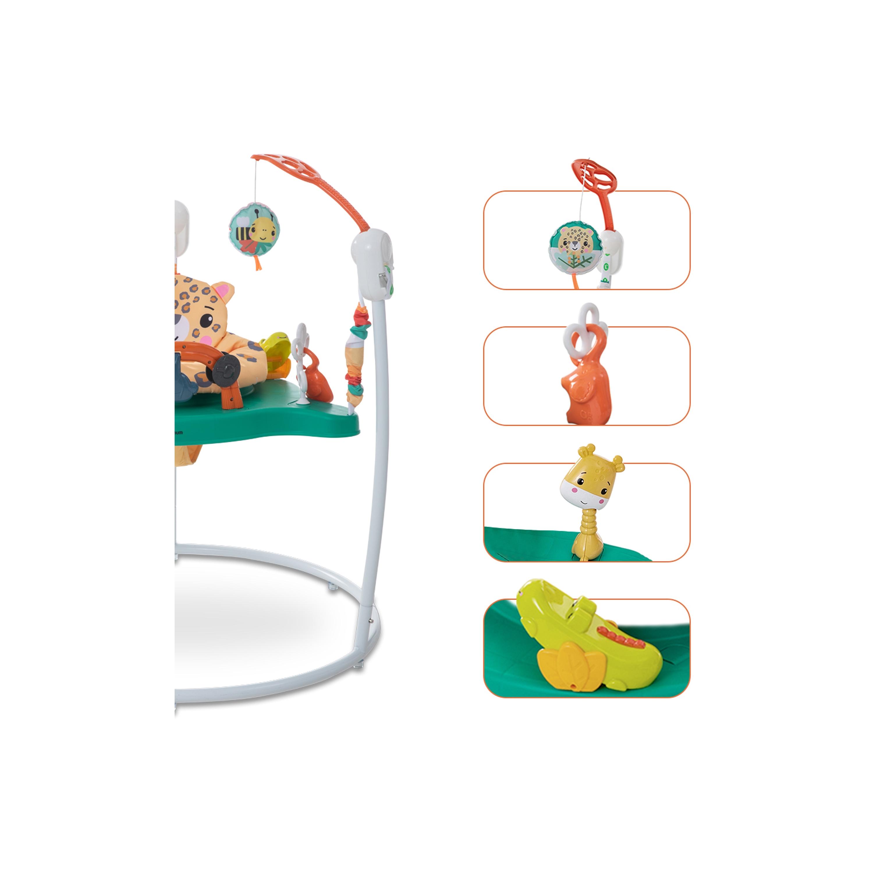 Teknum Baby Activity Jumper with Music & Toys - White-baby-infantactivity-bouncers-image-7