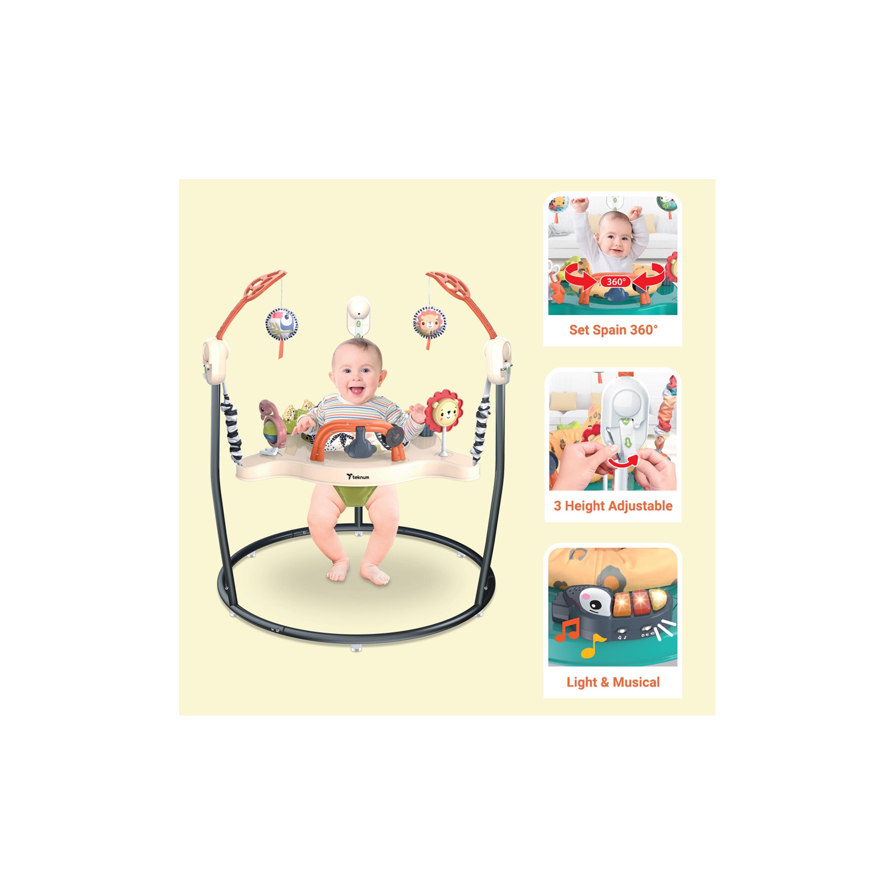 Teknum Baby Activity Jumper with Music & Toys - Blue-baby-infantactivity-bouncers-image-11