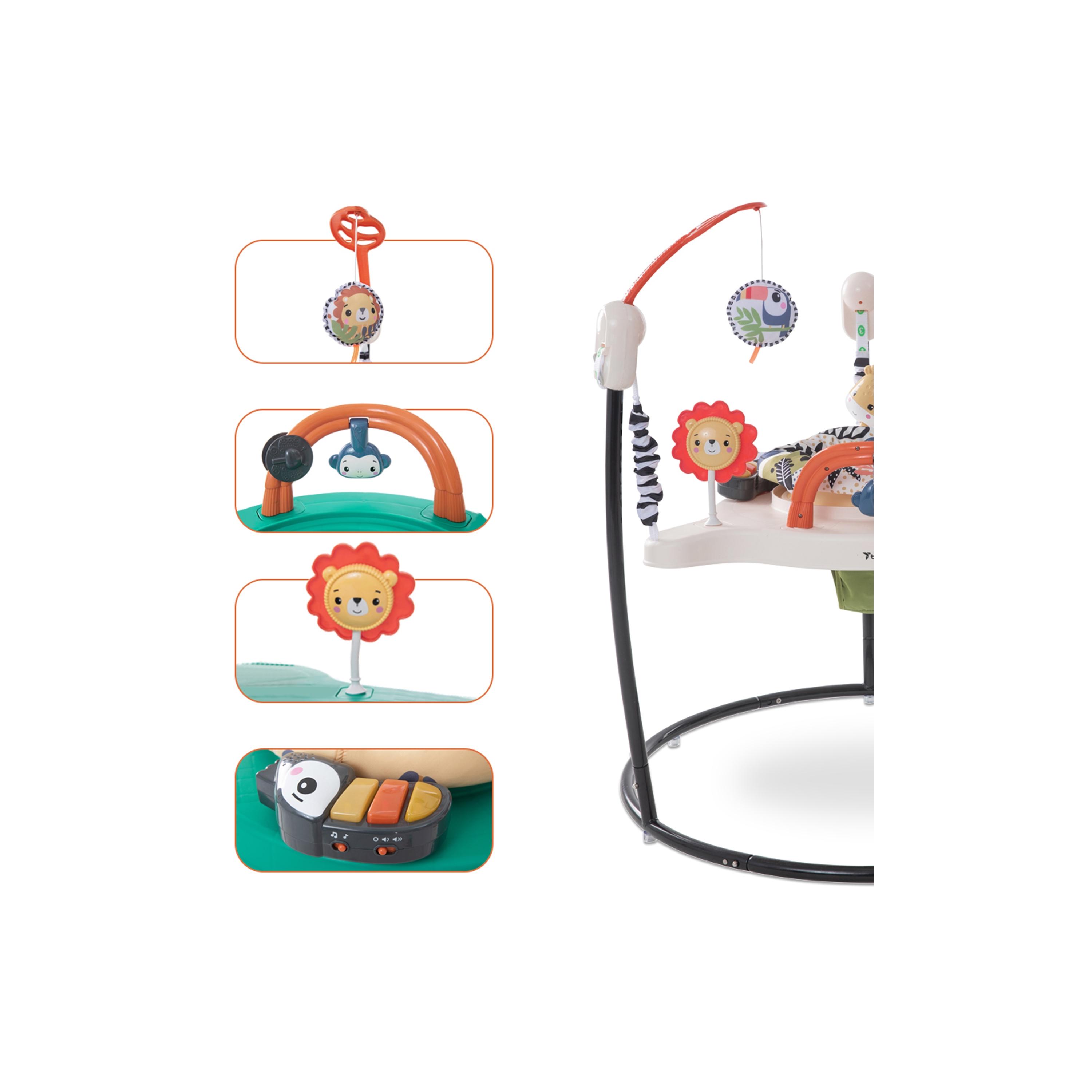 Teknum Baby Activity Jumper with Music & Toys - Blue-baby-infantactivity-bouncers-image-6