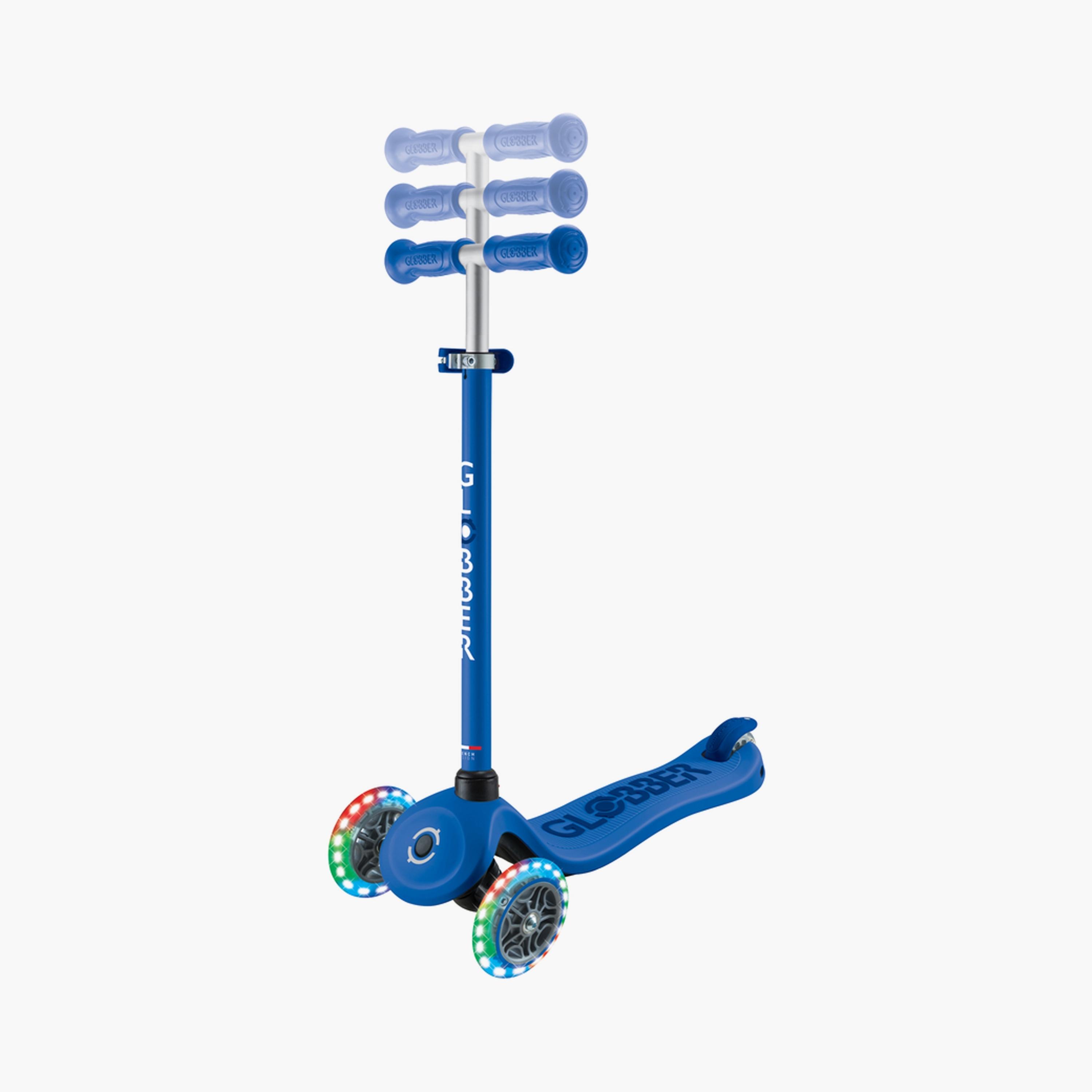 Globber 3-In-1 Go-Up Sporty Scooter with LED Wheels - Navy Blue-toys-outdoor-scooters-image-11