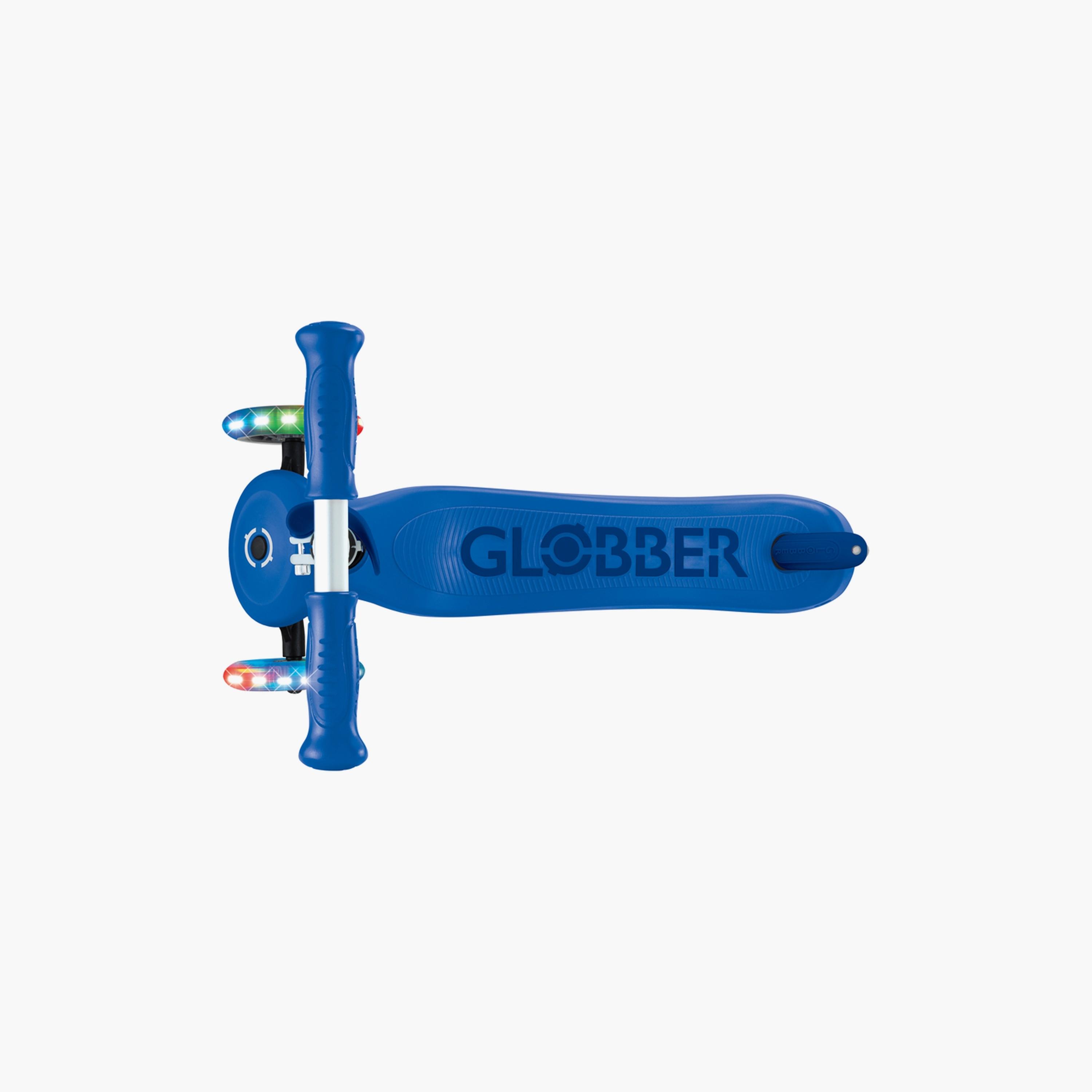 Globber 3-In-1 Go-Up Sporty Scooter with LED Wheels - Navy Blue-toys-outdoor-scooters-image-4