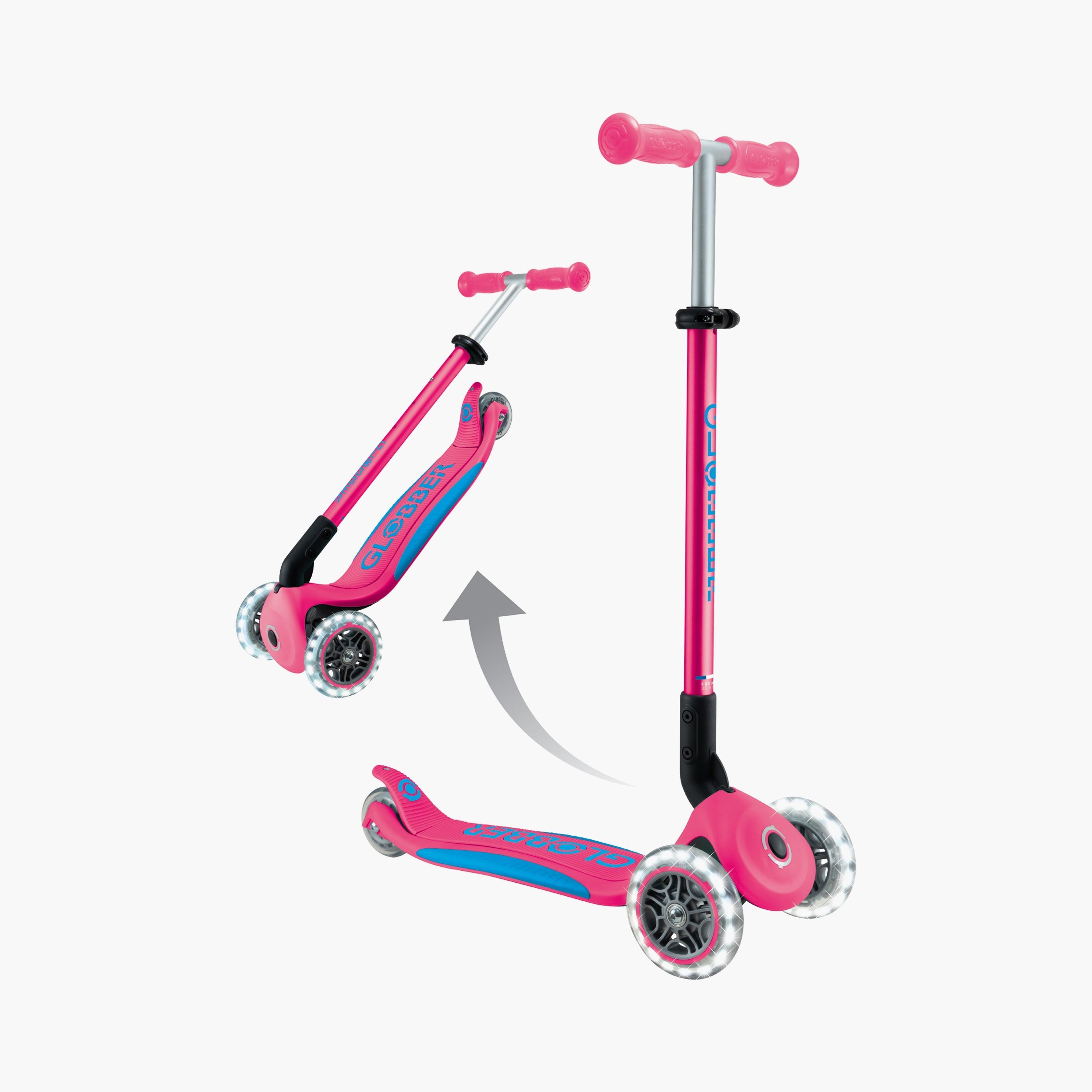 Globber Primo Foldable Plus Scooter with LED Wheels-toys-outdoor-scooters-image-8