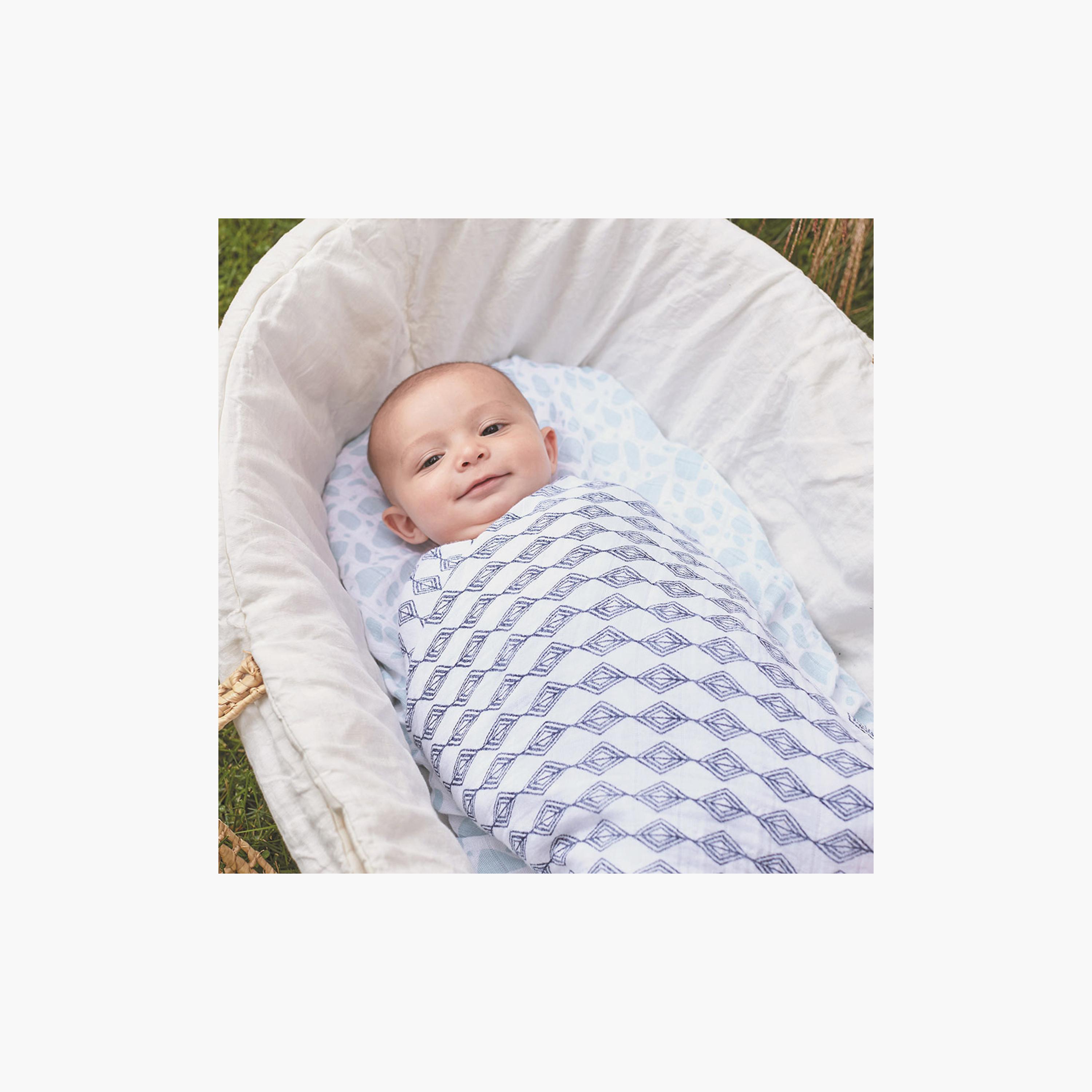 Aden + Anais 4-Piece Classic Swaddles - Jungle-baby-nursery-blanketsandswaddles-swaddlesandsleepingbags-image-5