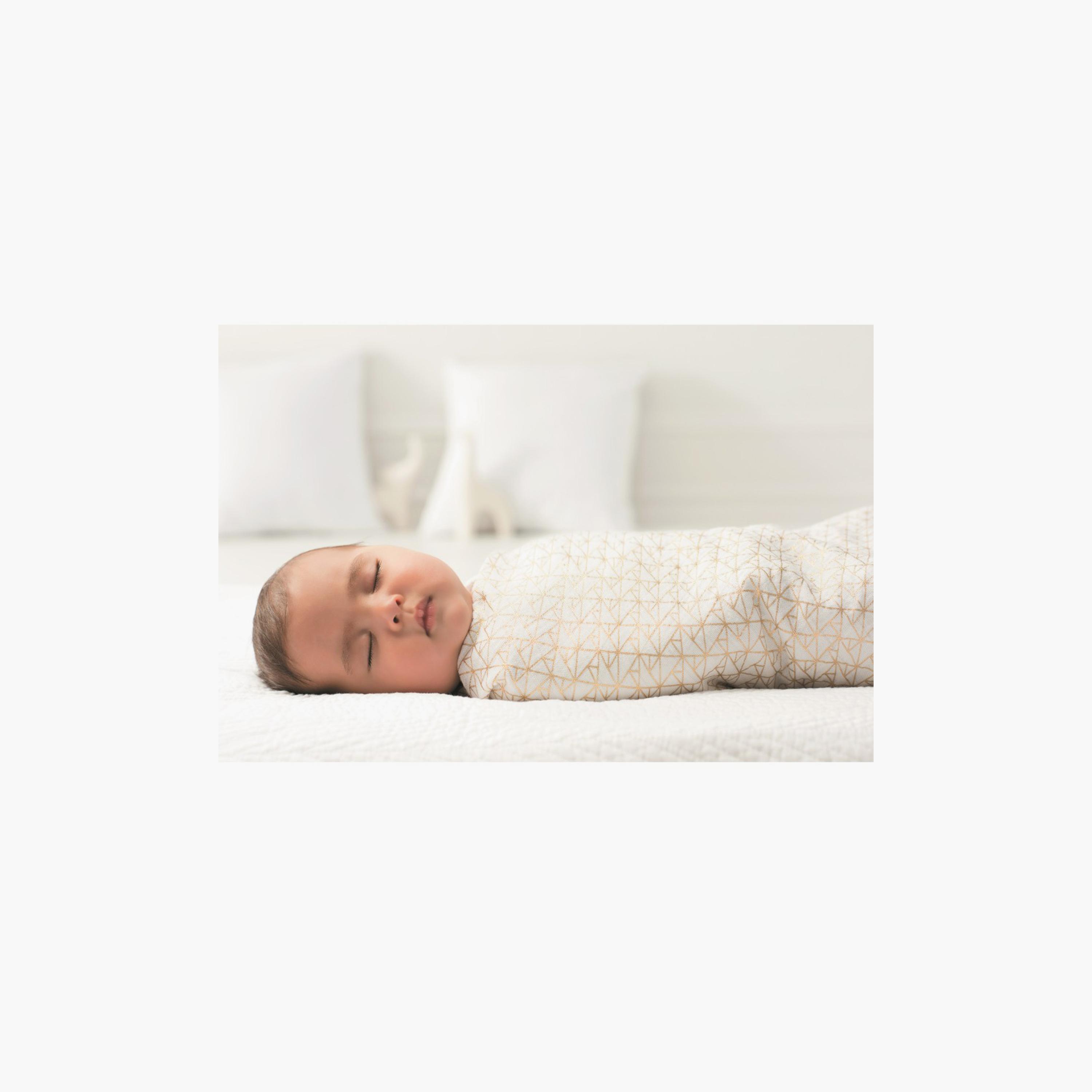 Aden + Anais 3-Piece Swaddles - Metallic Gold-baby-nursery-blanketsandswaddles-swaddlesandsleepingbags-image-4