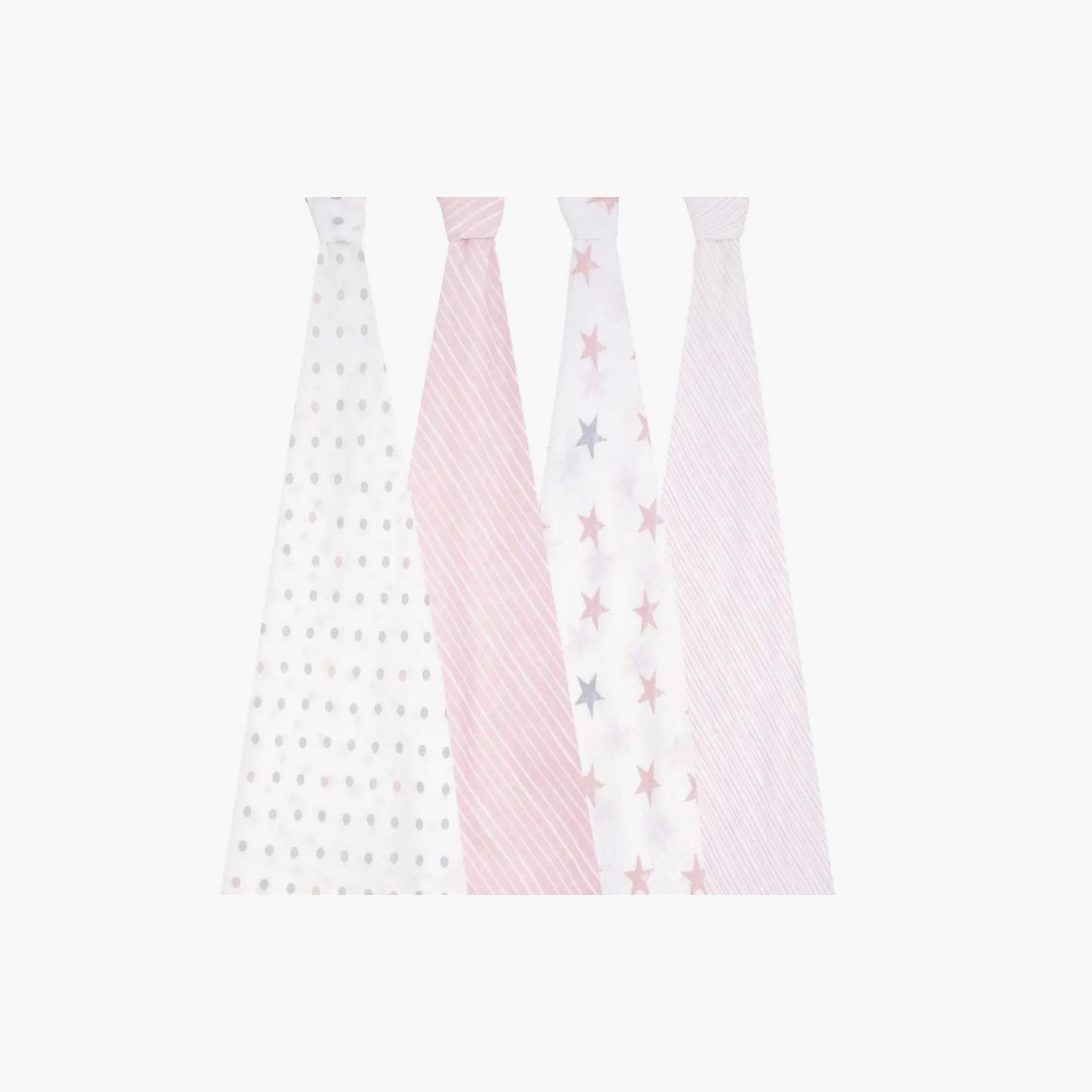 Aden + Anais 4-Piece Essentials Muslin Swaddle Blankets-baby-nursery-blanketsandswaddles-swaddlesandsleepingbags-image-4