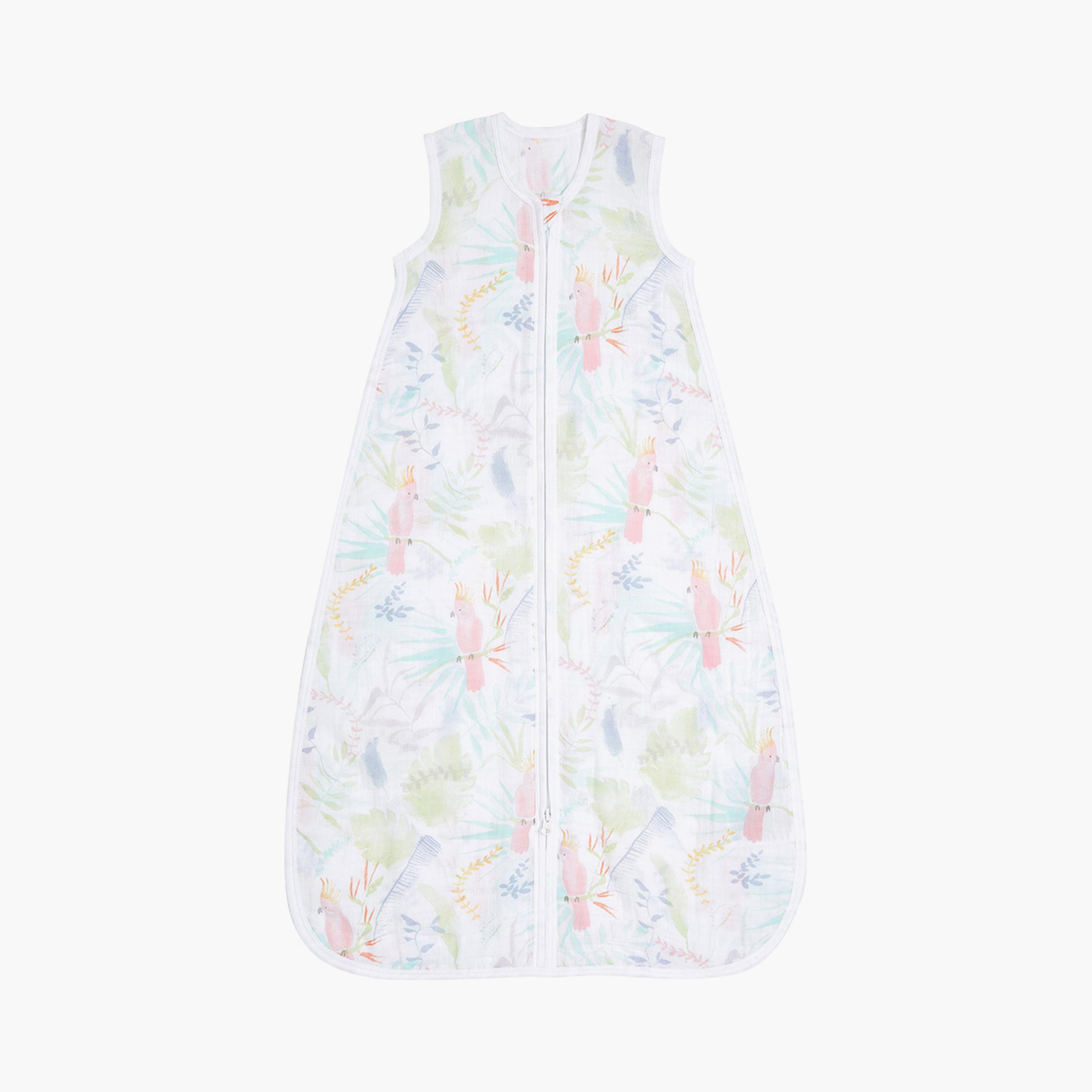 Aden + Anais 100% Cotton Muslin Lightweight Sleeping Bag - Tropicalia-baby-nursery-blanketsandswaddles-swaddlesandsleepingbags-image-1