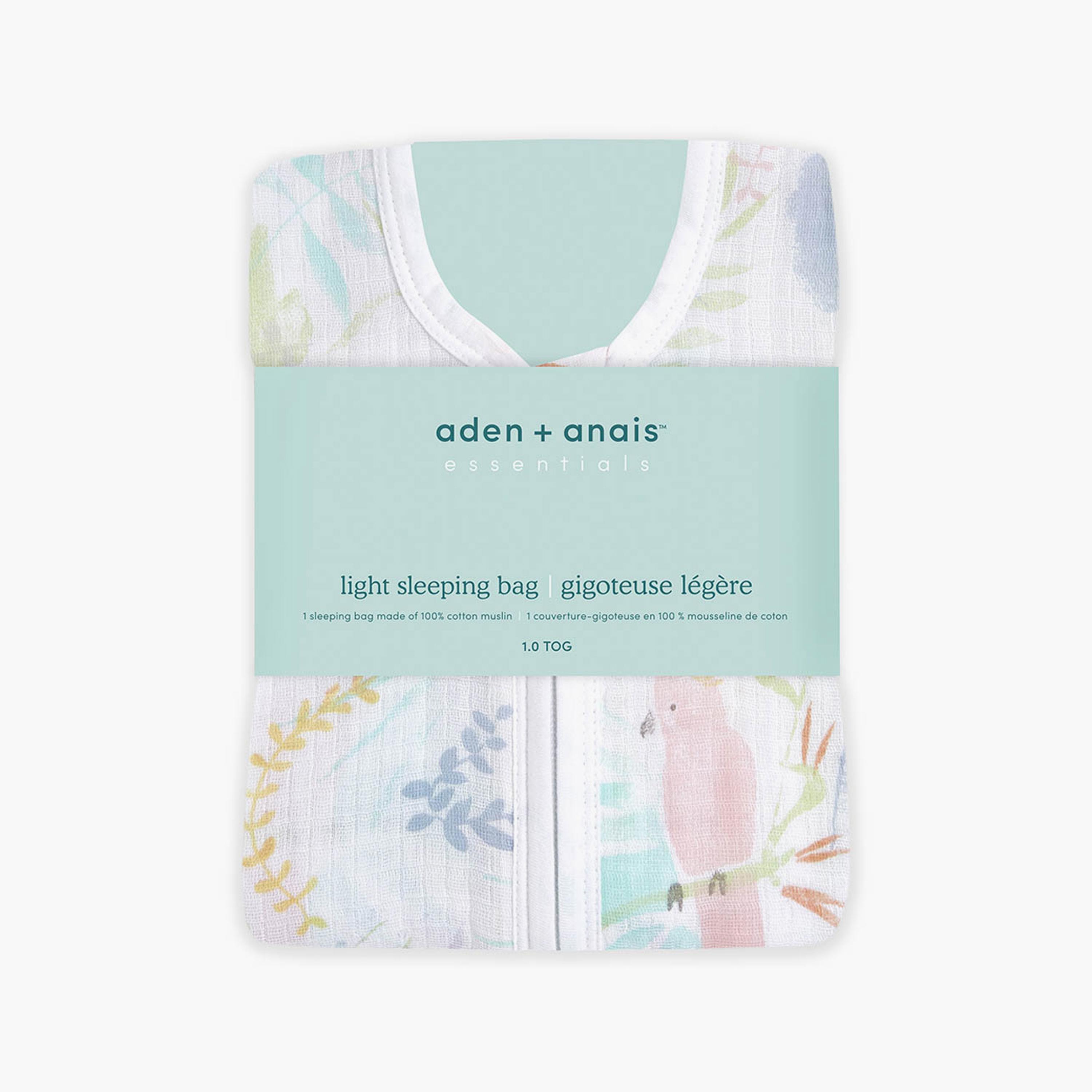 Aden + Anais 100% Cotton Muslin Lightweight Sleeping Bag - Tropicalia-baby-nursery-blanketsandswaddles-swaddlesandsleepingbags-image-2