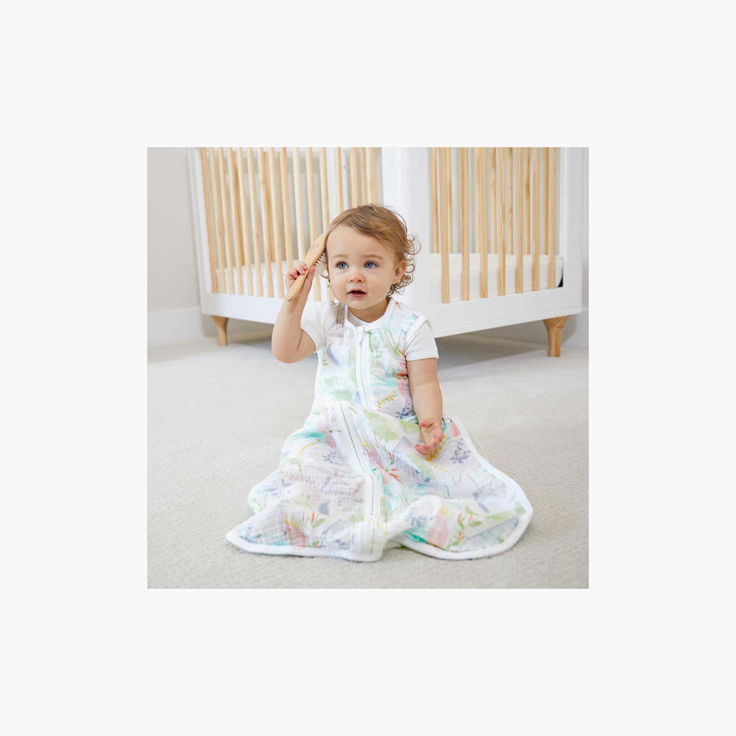 Aden + Anais 100% Cotton Muslin Lightweight Sleeping Bag - Tropicalia-baby-nursery-blanketsandswaddles-swaddlesandsleepingbags-image-3