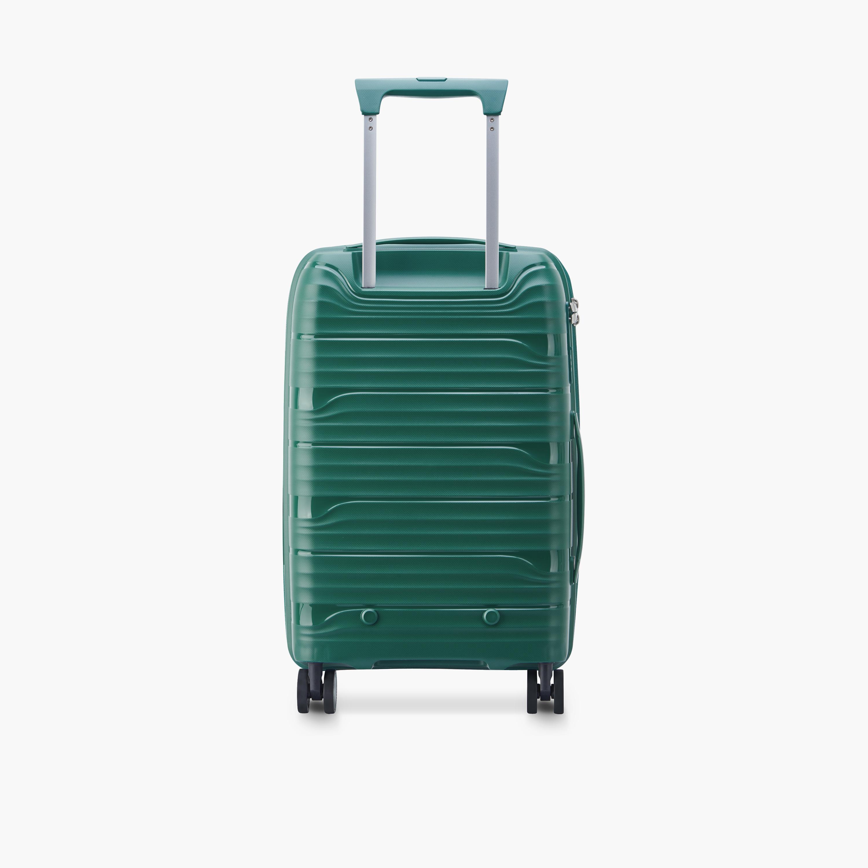 Delsey Paris Securitech Dune 55 CM Small Cabin Polypropylene Hard Sided 4-Wheeler Spinner Trolley Bag with TSA Combination Lock-travel-luggagesandbags-luggage-image-5