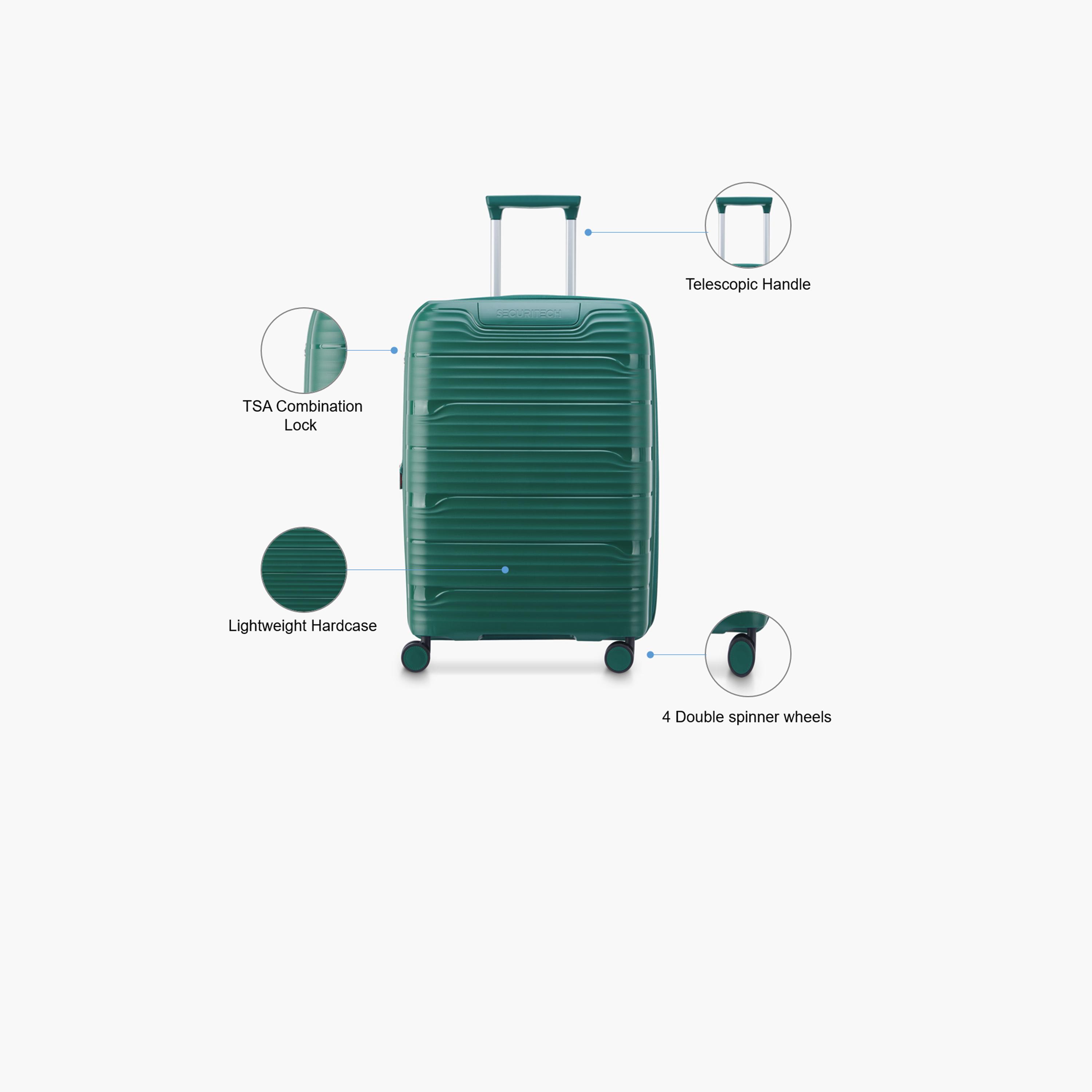 Delsey Paris Securitech Dune 70 CM Medium Check-in Polypropylene Hard Sided 4-Wheeler Spinner Trolley Bag with TSA Combination Lock-travel-luggagesandbags-luggage-image-3