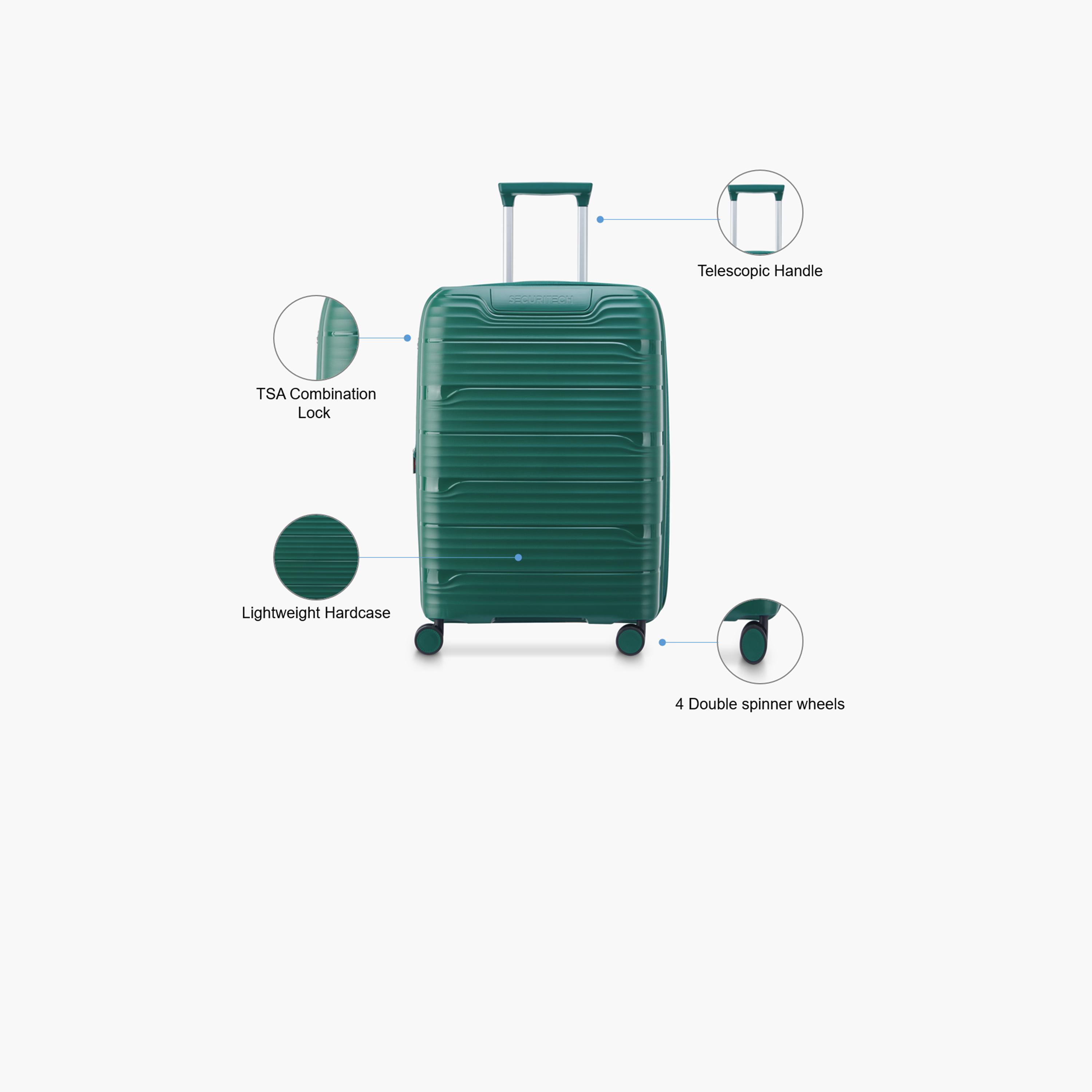 Delsey Paris Securitech Dune 82 CM Large Check-in Polypropylene Hard Sided 4-Wheeler Spinner Trolley Bag with TSA Combination Lock-travel-luggagesandbags-luggage-image-3