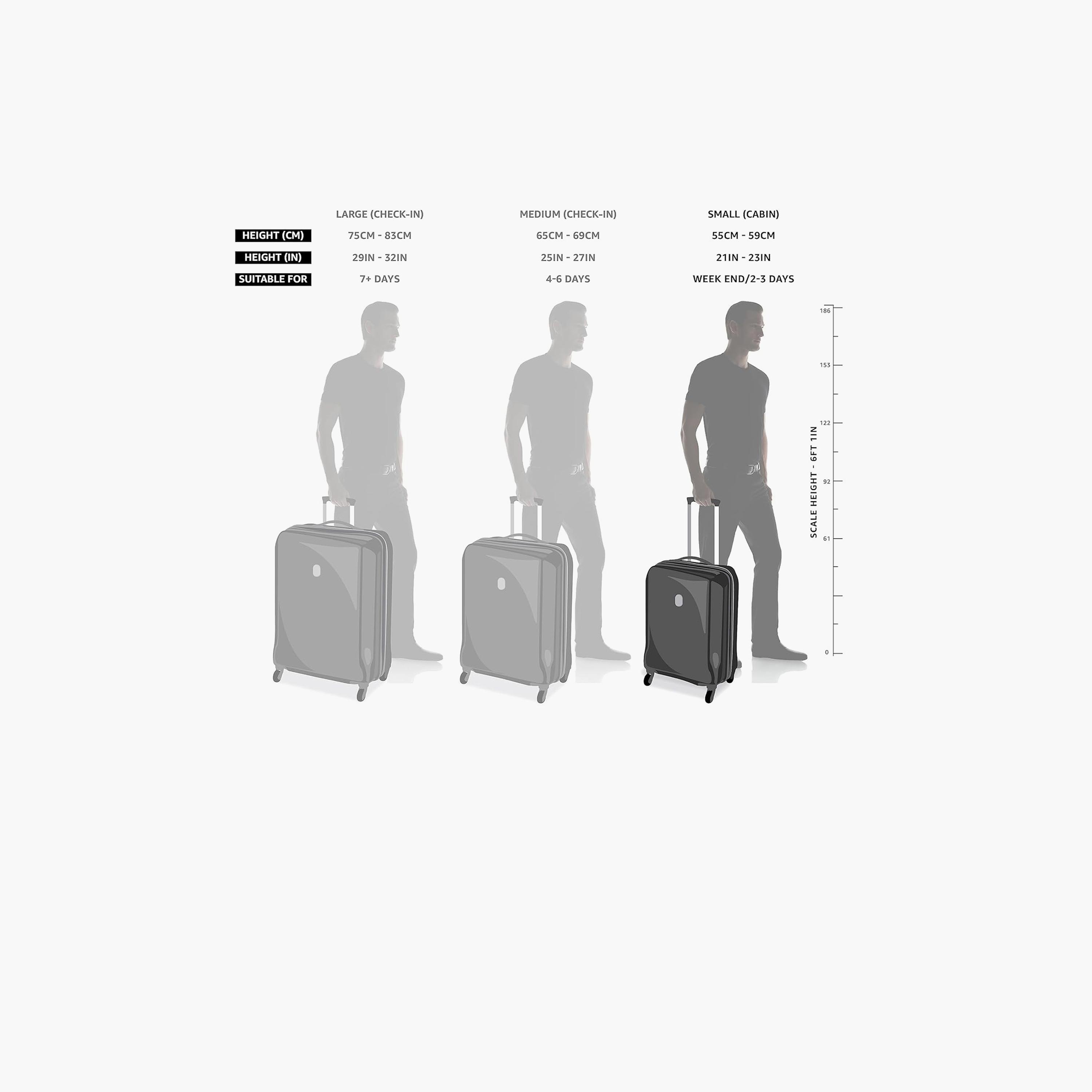 Delsey Paris Securitech Dune 55 CM Small Cabin Polypropylene Hard Sided 4-Wheeler Spinner Trolley Bag with TSA Combination Lock-travel-luggagesandbags-luggage-image-4