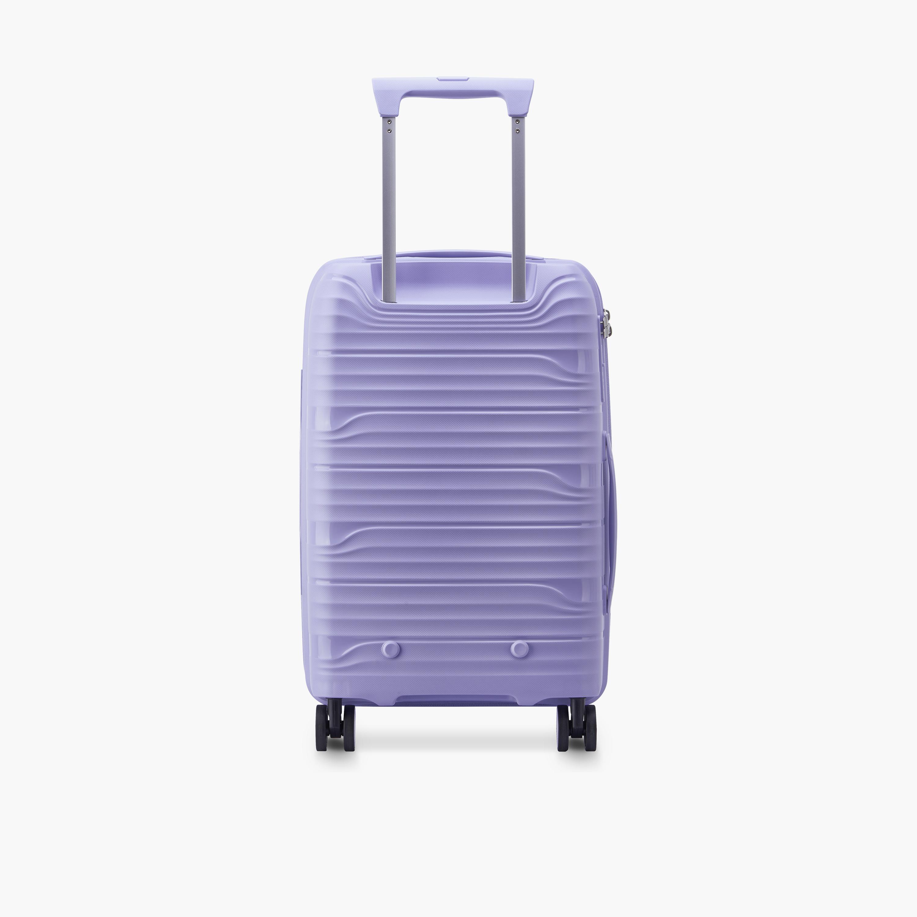Delsey Paris Securitech Dune 55 CM Small Cabin Polypropylene Hard Sided 4-Wheeler Spinner Trolley Bag with TSA Combination Lock-travel-luggagesandbags-luggage-image-5