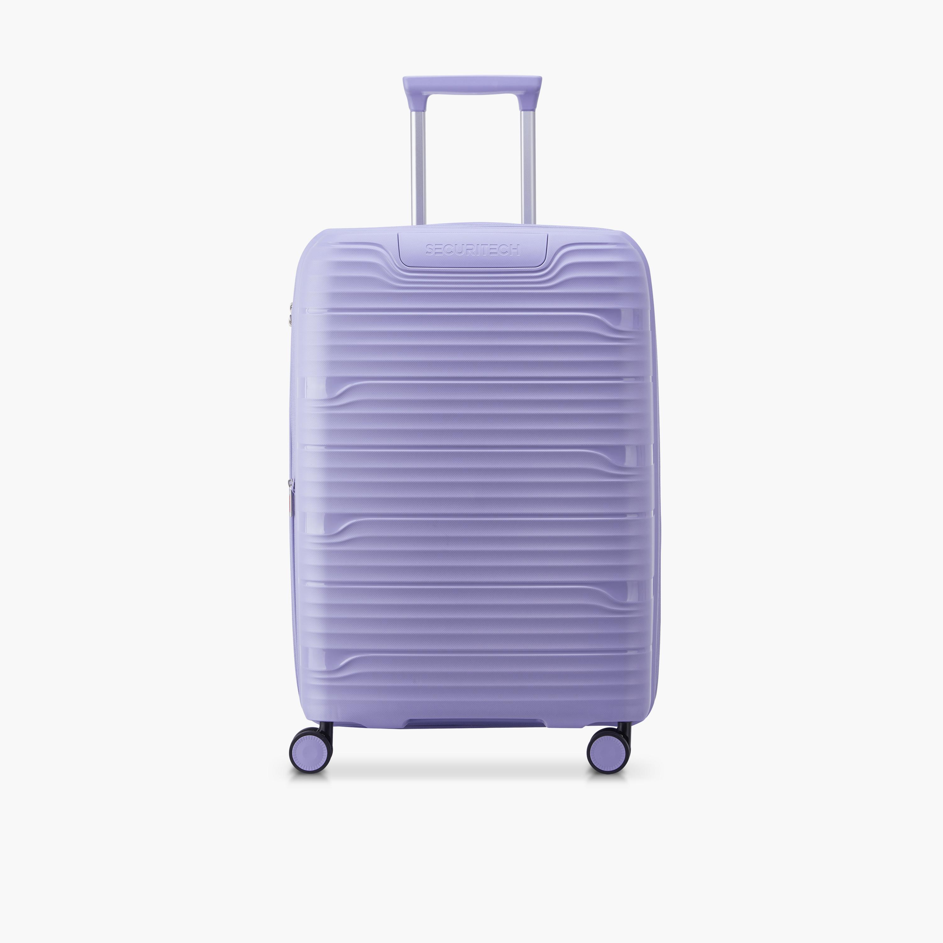 Delsey Paris Securitech Dune 82 CM Large Check-in Polypropylene Hard Sided 4-Wheeler Spinner Trolley Bag with TSA Combination Lock-travel-luggagesandbags-luggage-image-1