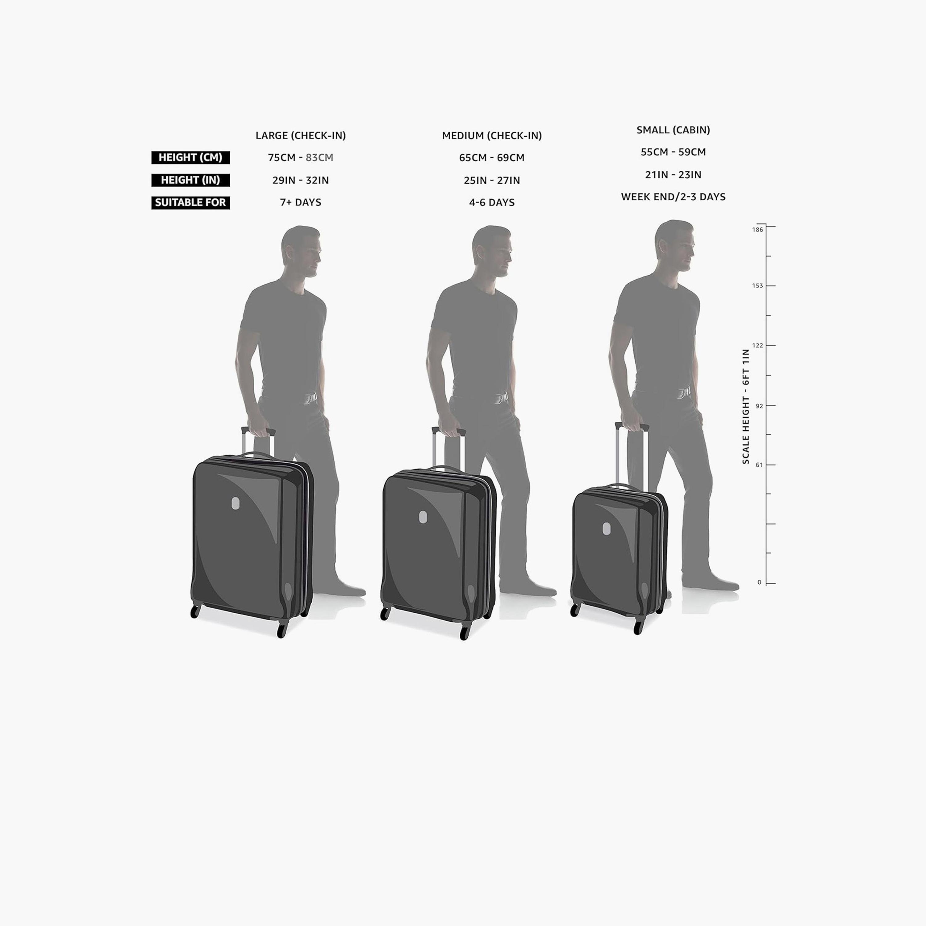 طقم Delsey Paris Securitech Dune المكون من 3 حقيبة عربة دوارة من مادة البولي بروبيلين ذات 4 عجلات صلبة مع قفل TSA-travel-luggagesandbags-luggage-image-6