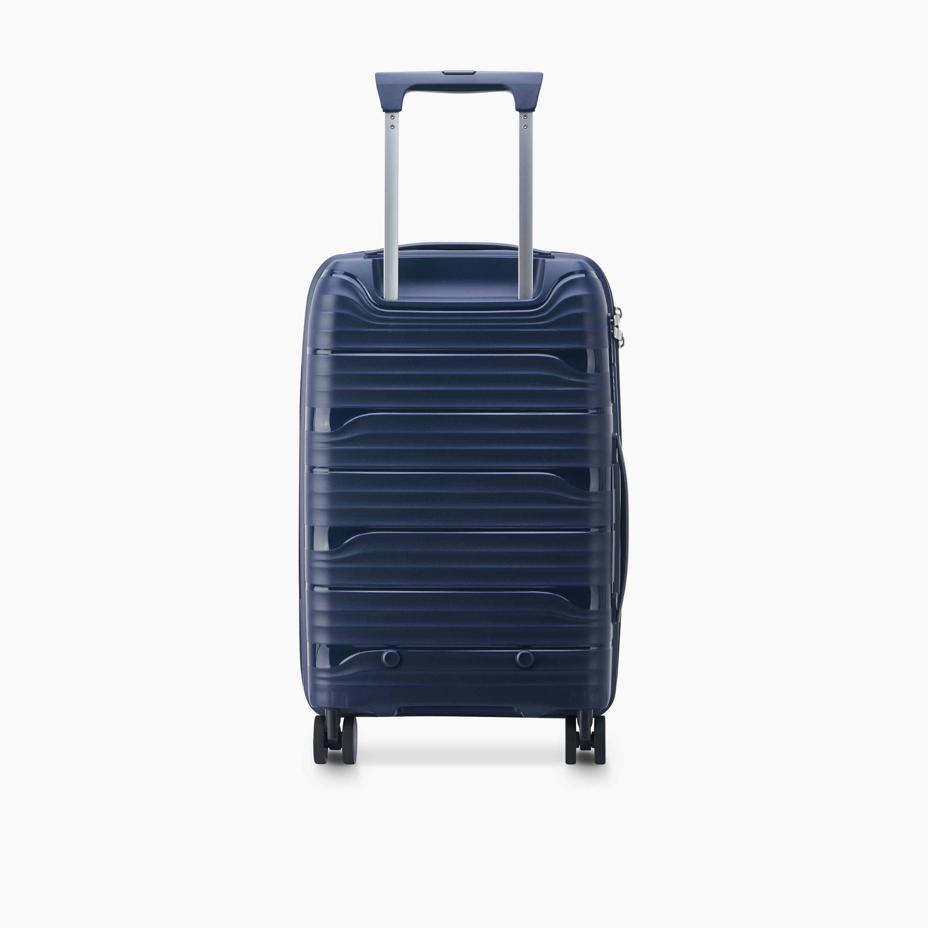 Delsey Paris Securitech Dune 55 CM Small Cabin Polypropylene Hard Sided 4-Wheeler Spinner Trolley Bag with TSA Combination Lock-travel-luggagesandbags-luggage-image-5
