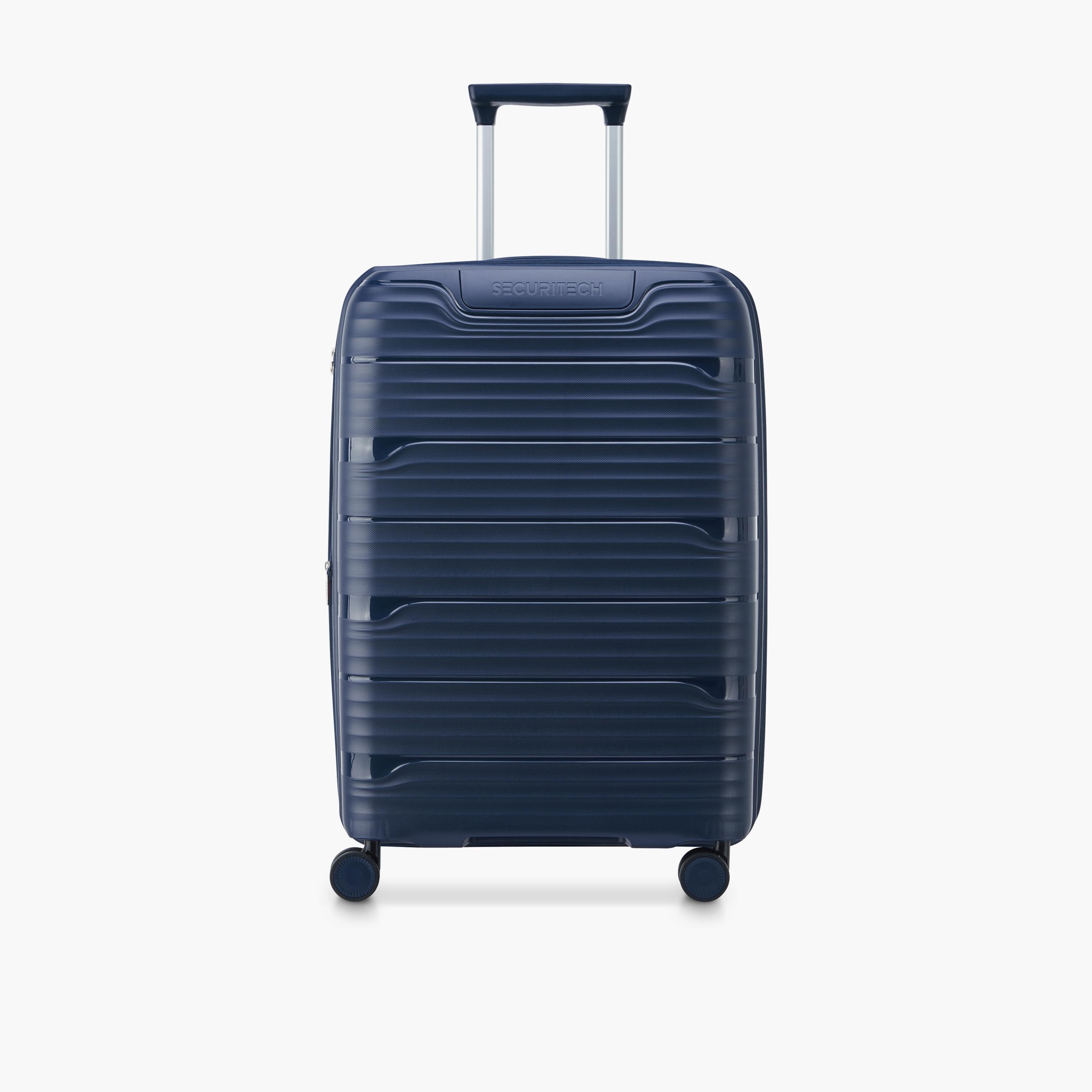 Delsey Paris Securitech Dune 70 CM Medium Check-in Polypropylene Hard Sided 4-Wheeler Spinner Trolley Bag with TSA Combination Lock-travel-luggagesandbags-luggage-image-1