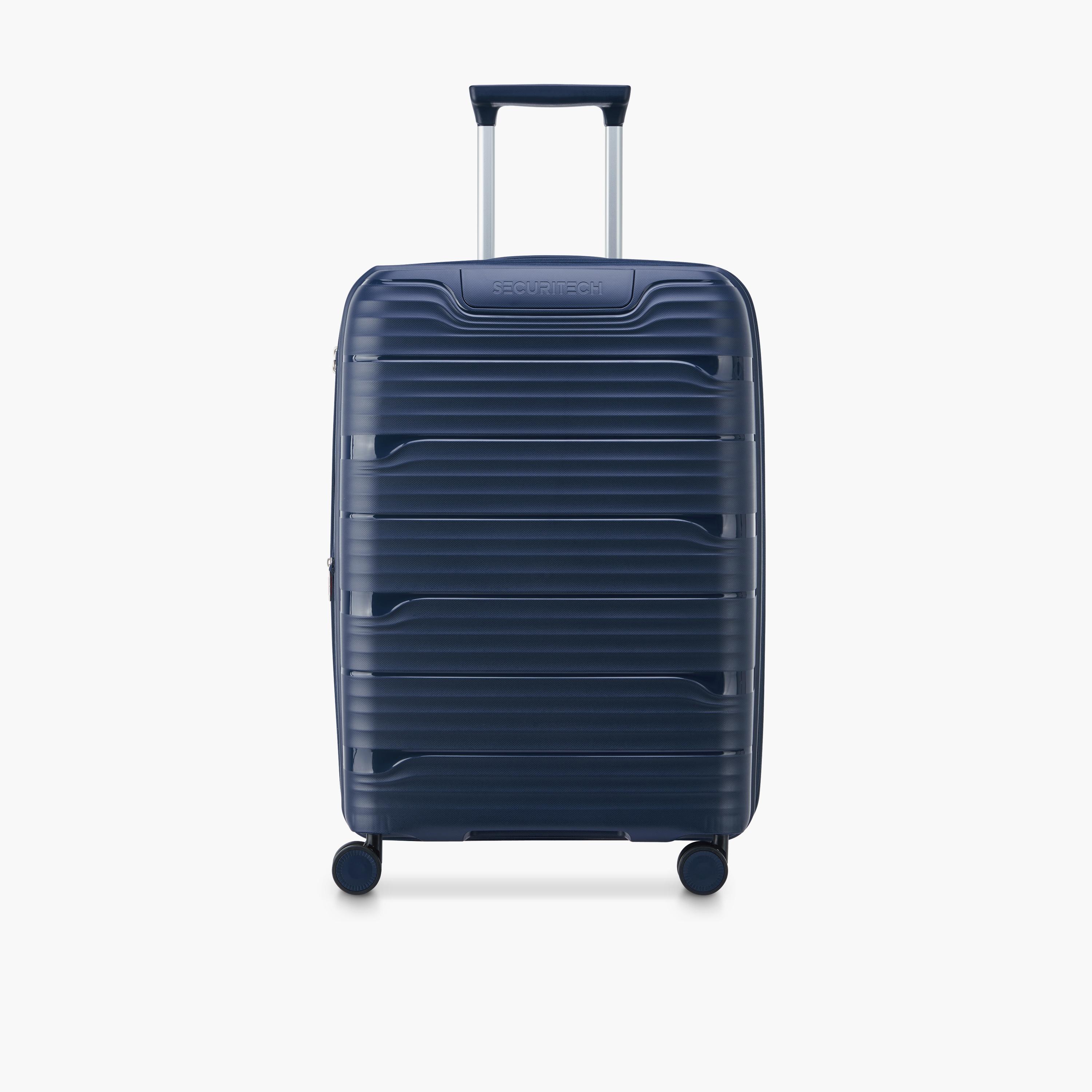 Delsey Paris Securitech Dune 82 CM Large Check-in Polypropylene Hard Sided 4-Wheeler Spinner Trolley Bag with TSA Combination Lock-travel-luggagesandbags-luggage-image-1