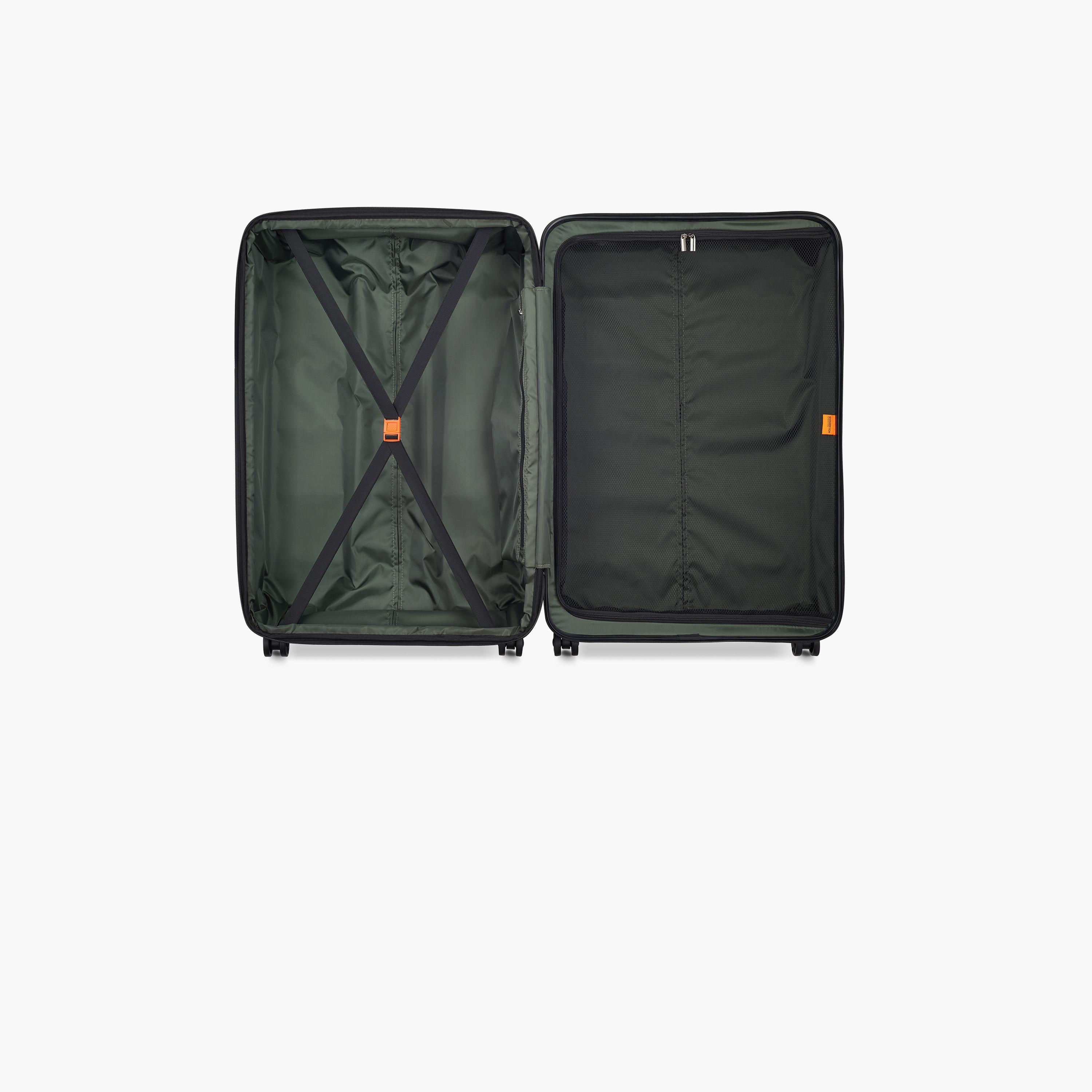 Delsey Paris Securitech Citadel Set of 3 Polycarbonate with ABS Hard Sided 4-Wheeler Spinner Trolley Bag with TSA Combination Lock-travel-luggagesandbags-luggage-image-4