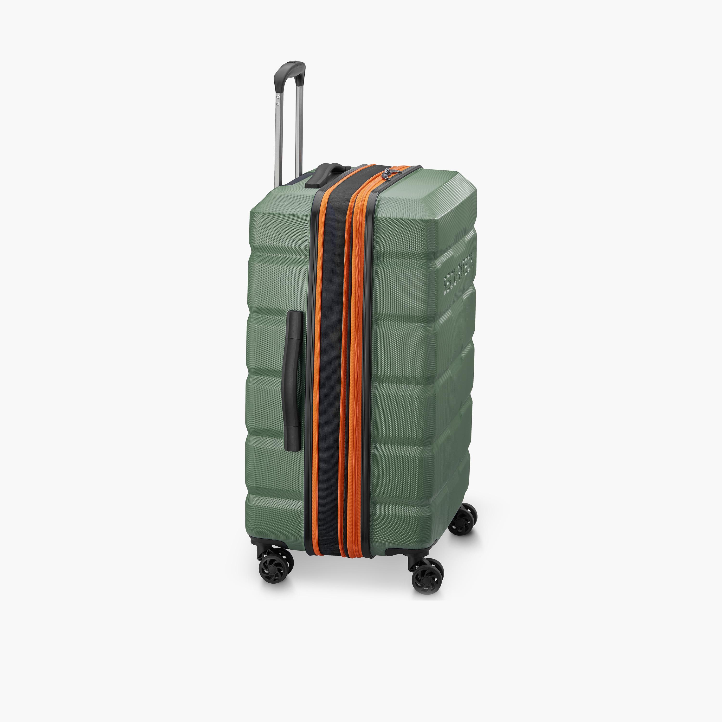 Delsey Paris Securitech Citadel 70 CM Medium Check-in Polycarbonate with ABS Hard Sided 4-Wheeler Spinner Trolley Bag with TSA Combination Lock-travel-luggagesandbags-luggage-image-6