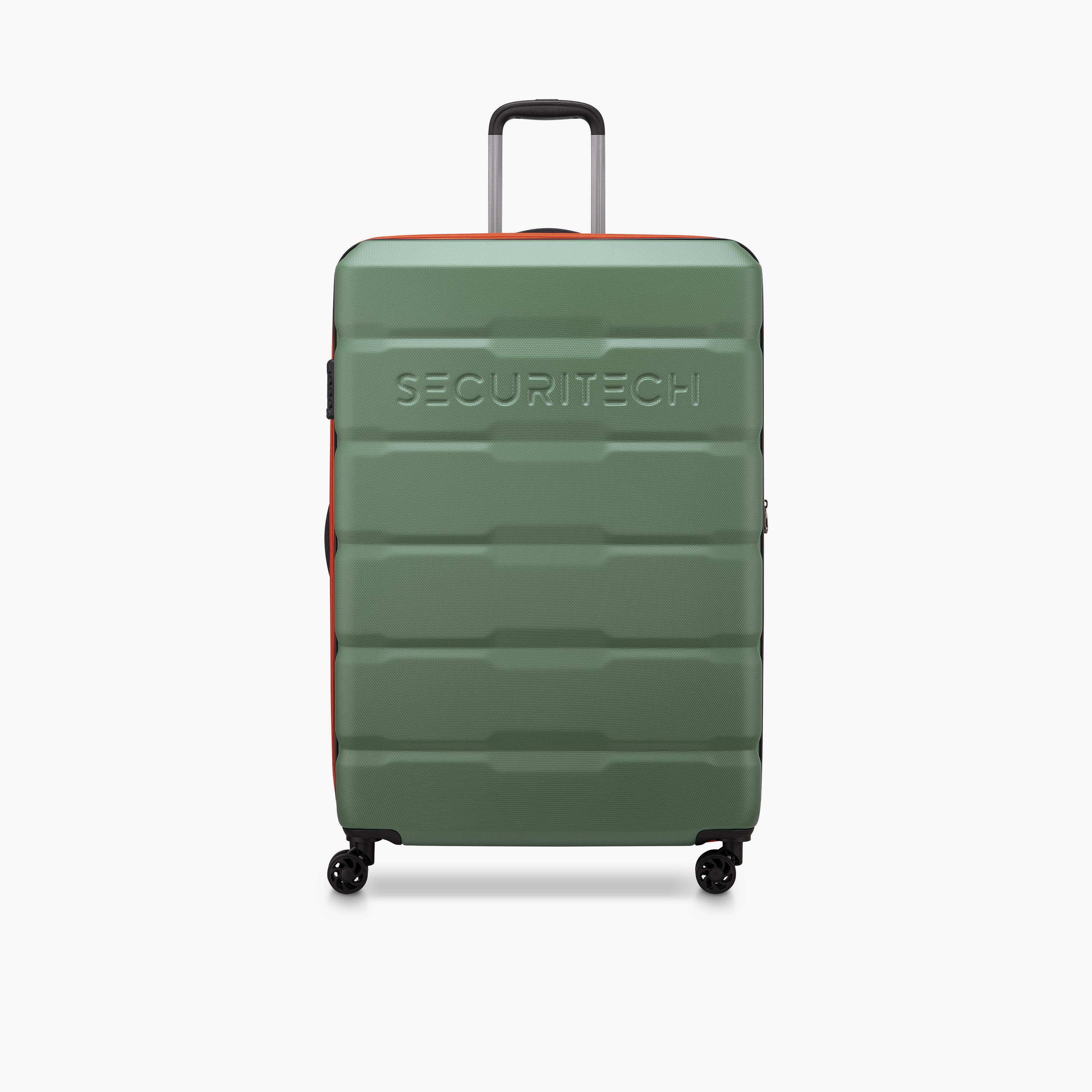 Securitech By Delsey Citadel Expendable Double wheel trolley 82cm Green-travel-luggagesandbags-luggage-image-1