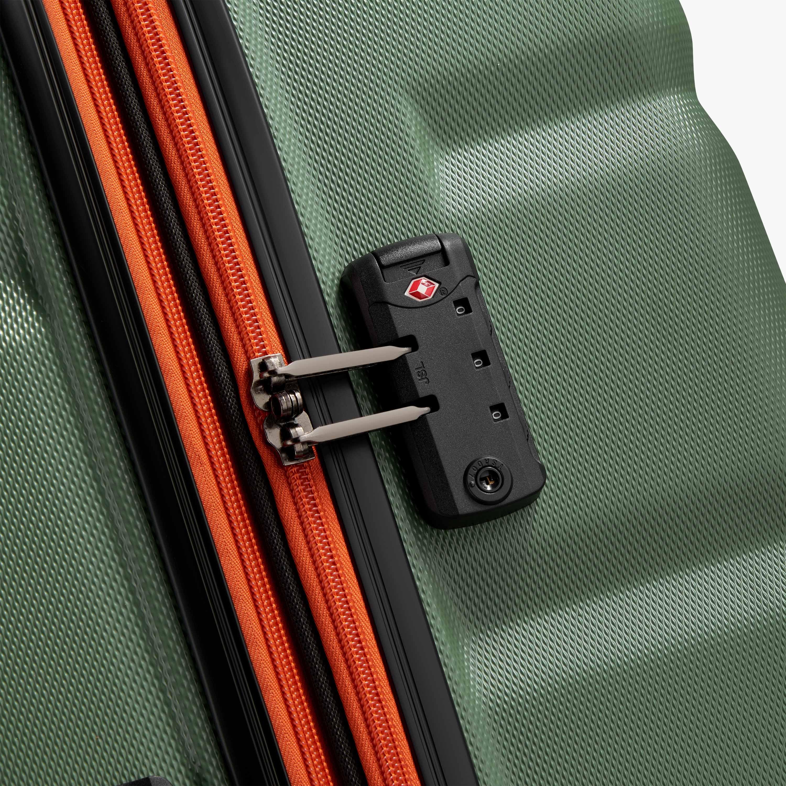 Securitech By Delsey Citadel Expendable Double wheel trolley 82cm Green-travel-luggagesandbags-luggage-image-9