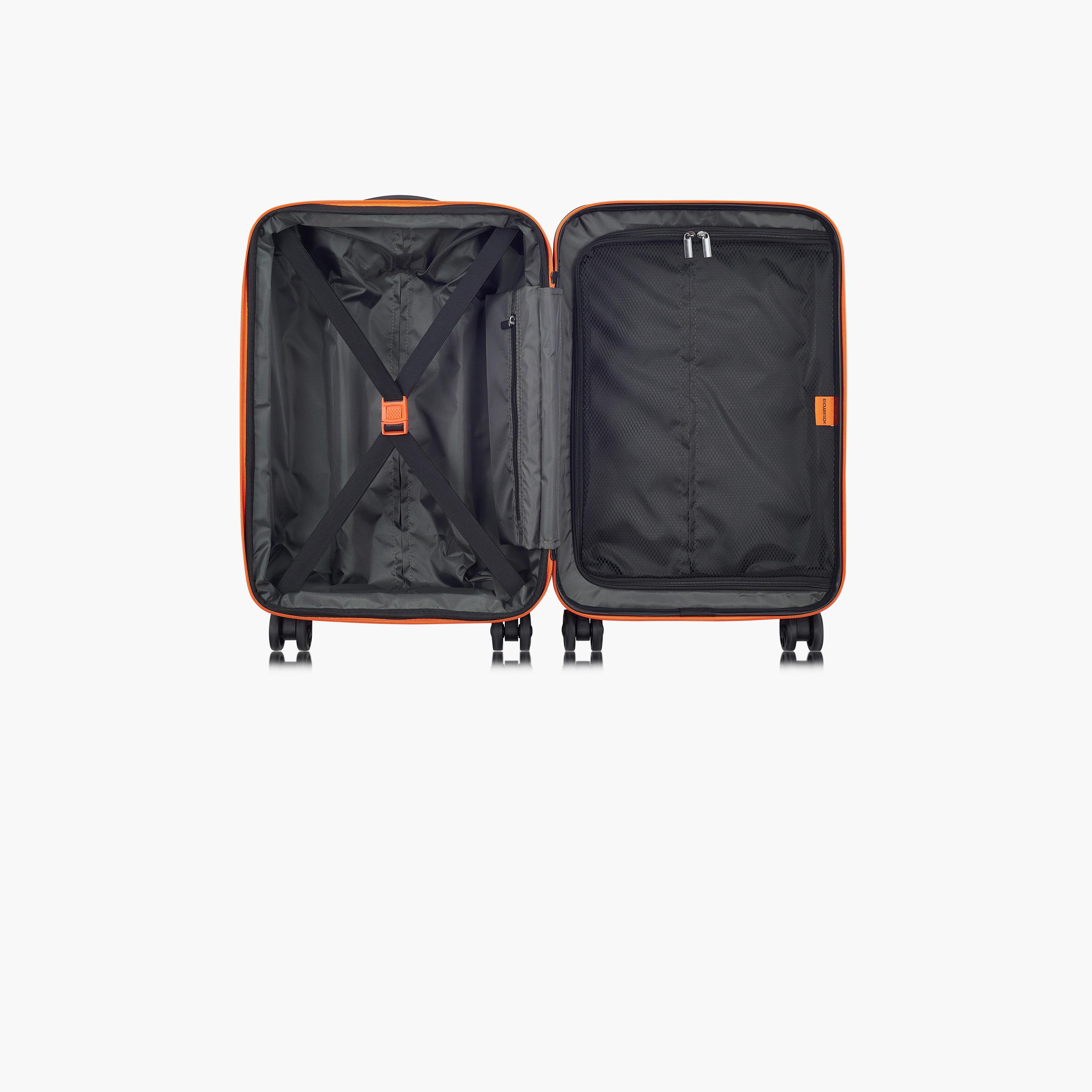 Delsey Paris Securitech Citadel 55 CM Small Cabin Polycarbonate with ABS Hard Sided 4-Wheeler Spinner Trolley Bag with TSA Combination Lock-travel-luggagesandbags-luggage-image-6