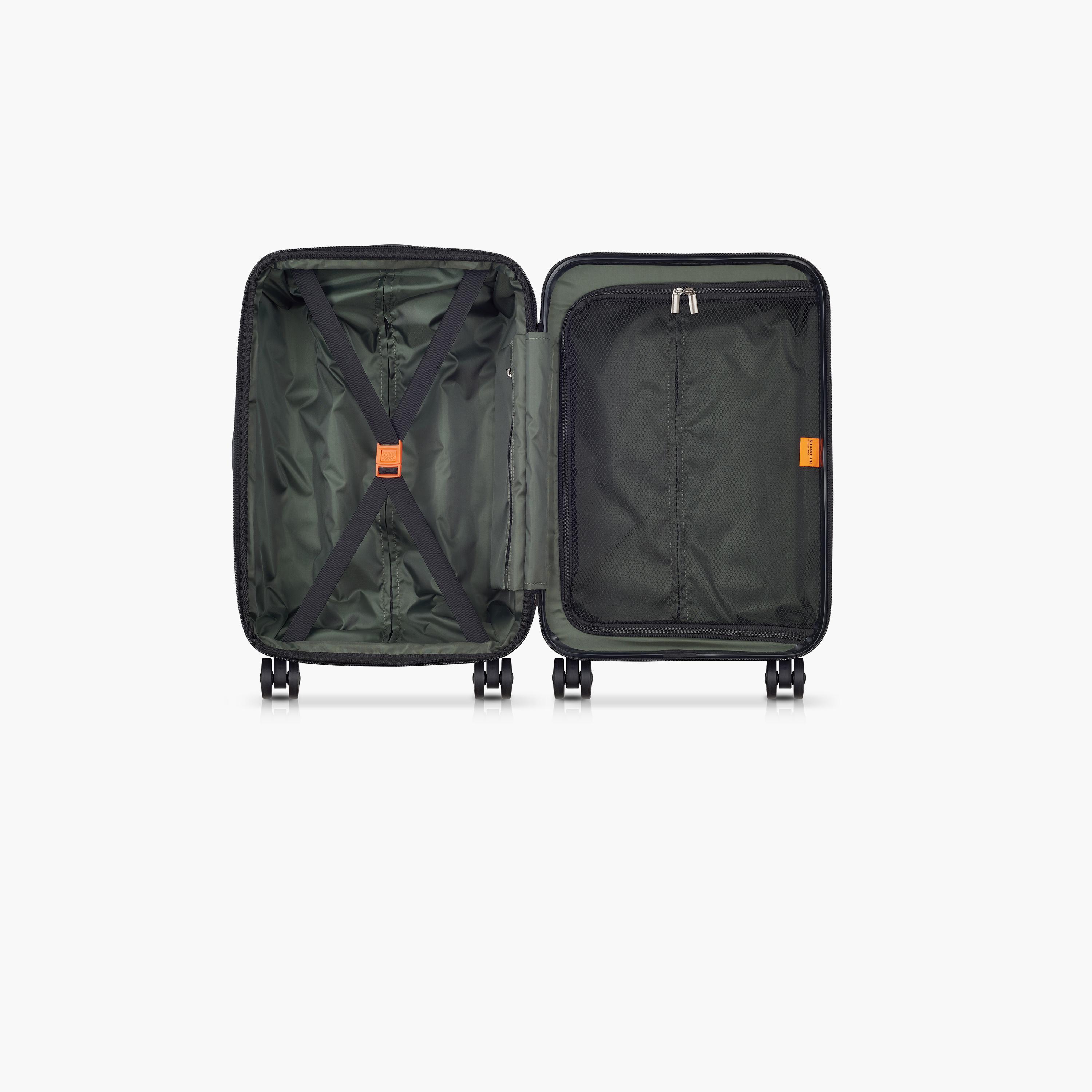 Delsey Paris Securitech Citadel Set of 3 Polycarbonate with ABS Hard Sided 4-Wheeler Spinner Trolley Bag with TSA Combination Lock-travel-luggagesandbags-luggage-image-4