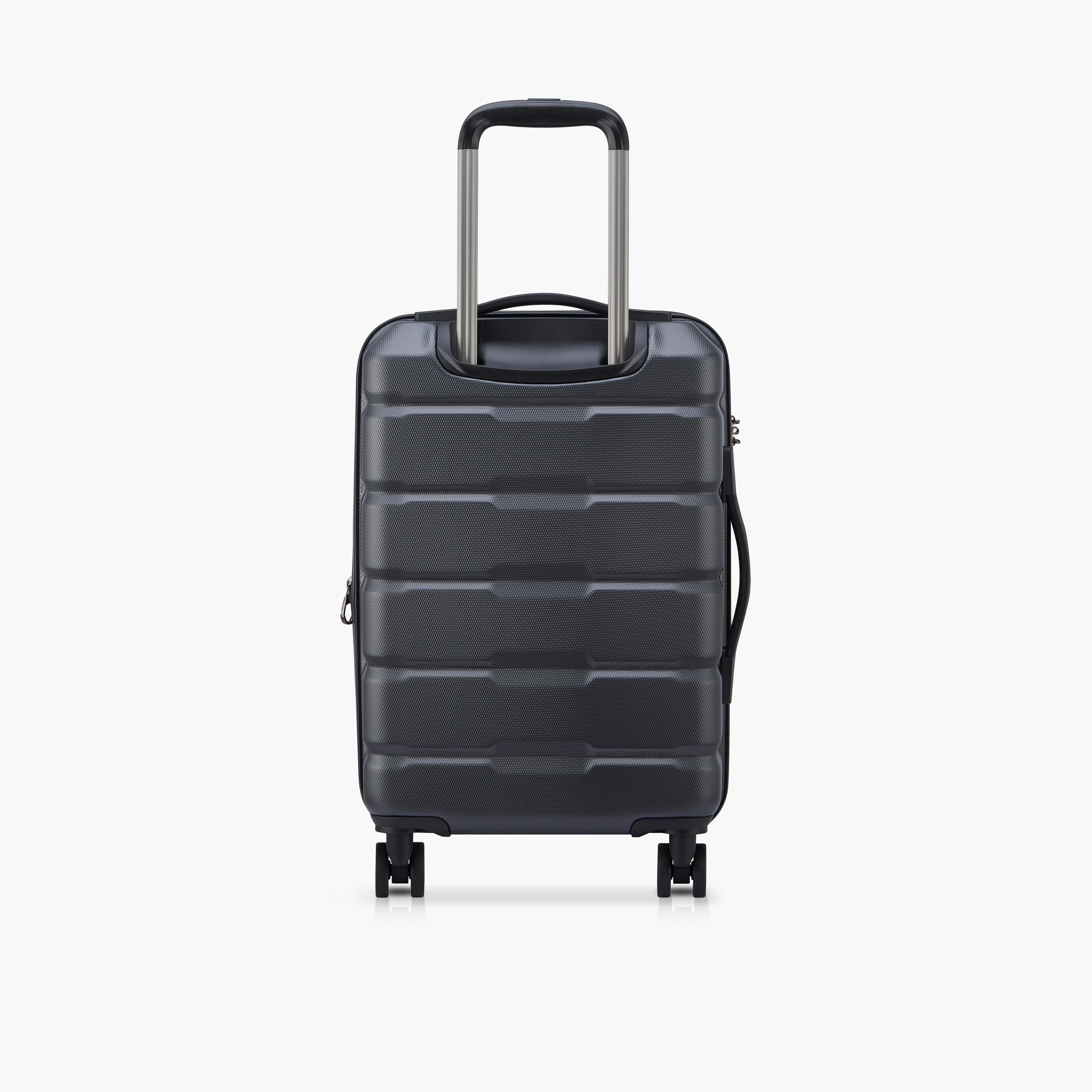 Delsey Paris Securitech Citadel 55 CM Small Cabin Polycarbonate with ABS Hard Sided 4-Wheeler Spinner Trolley Bag with TSA Combination Lock-travel-luggagesandbags-luggage-image-5