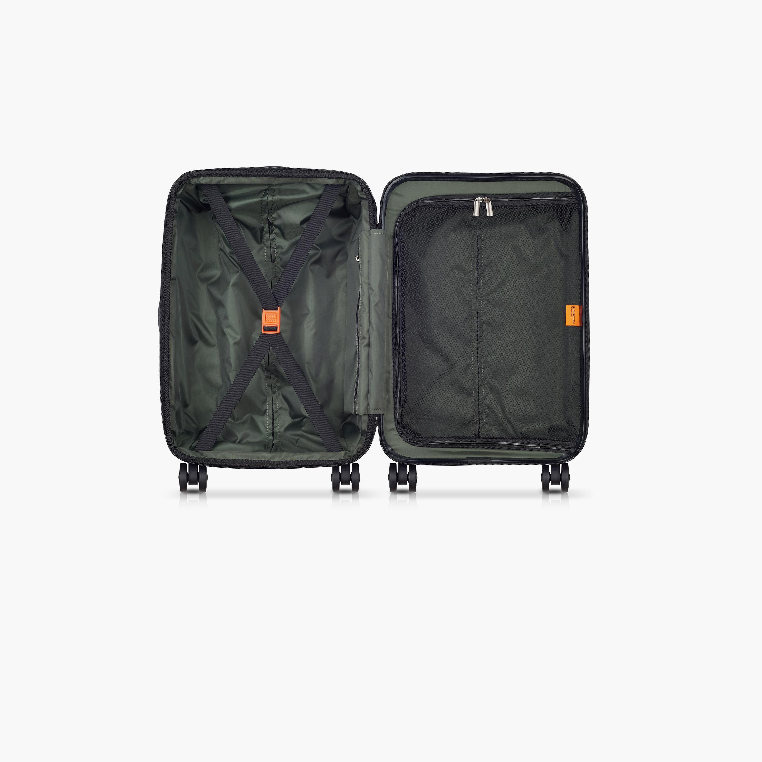 Delsey Paris Securitech Citadel 55 CM Small Cabin Polycarbonate with ABS Hard Sided 4-Wheeler Spinner Trolley Bag with TSA Combination Lock-travel-luggagesandbags-luggage-image-6