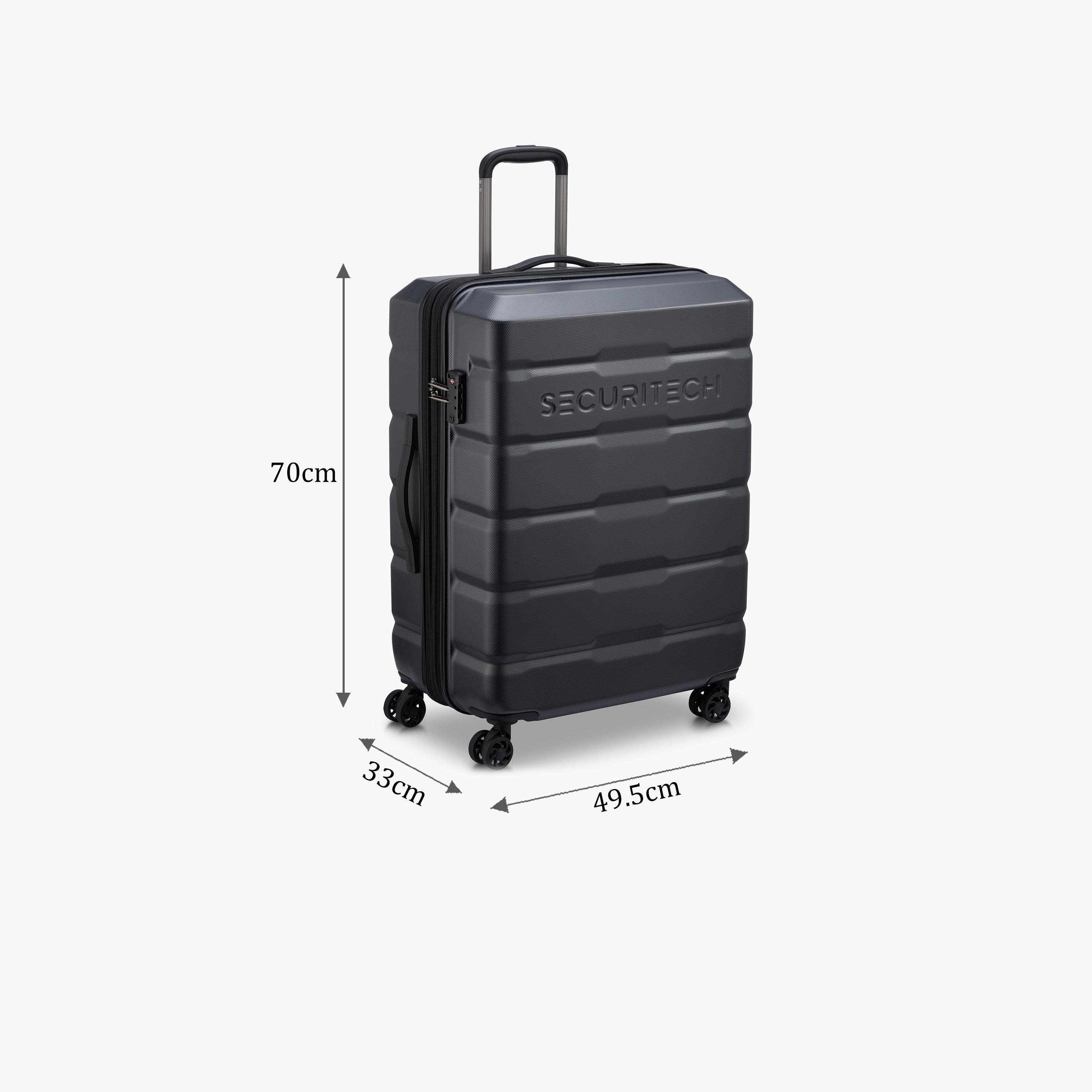 Securitech Citadel By Delsey Expendable Double wheel trolley 70cm Anthracite -travel-luggagesandbags-luggage-image-2
